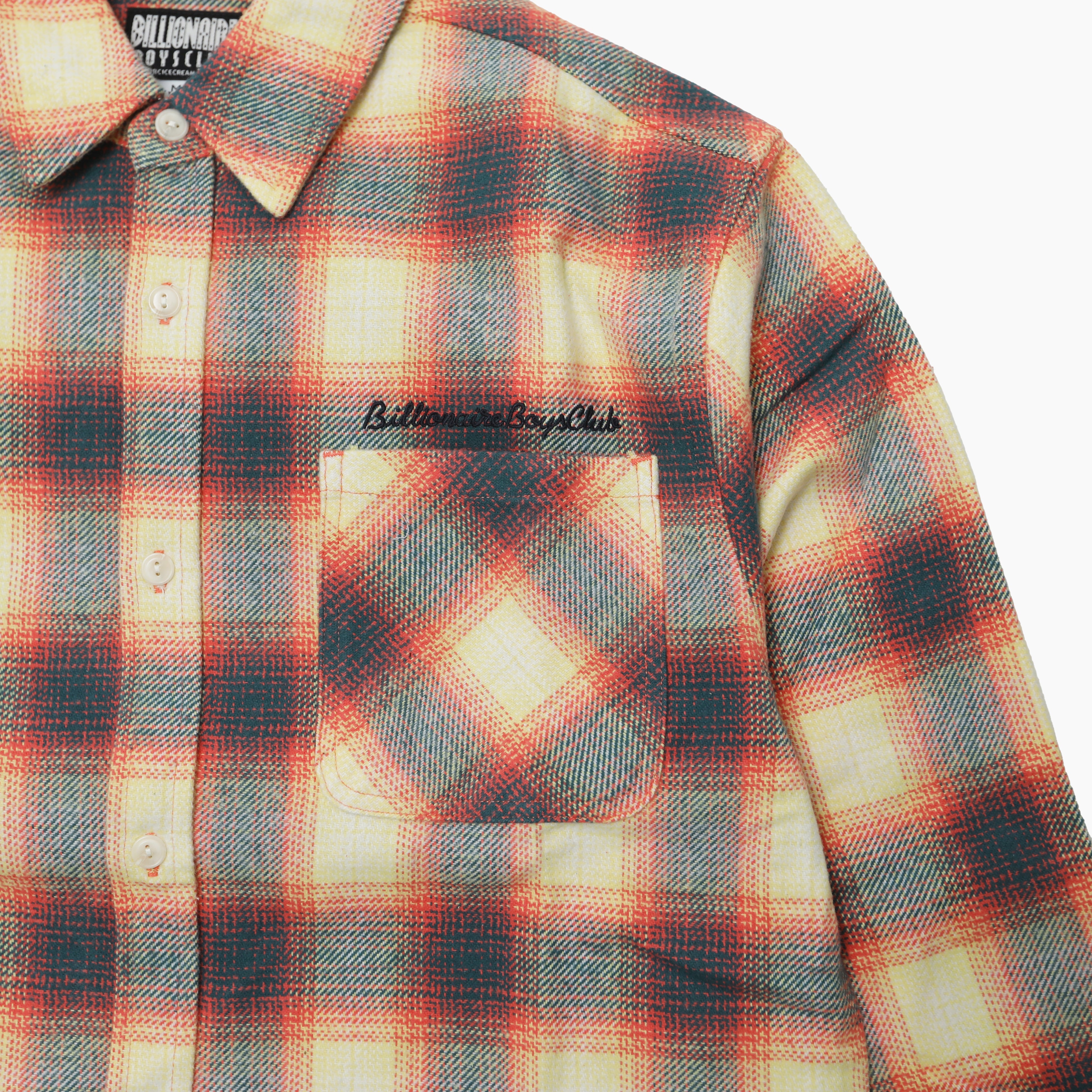 Billionaire Boys Club BB COAT OF ARMS JACQUARD PLAID SHIRT