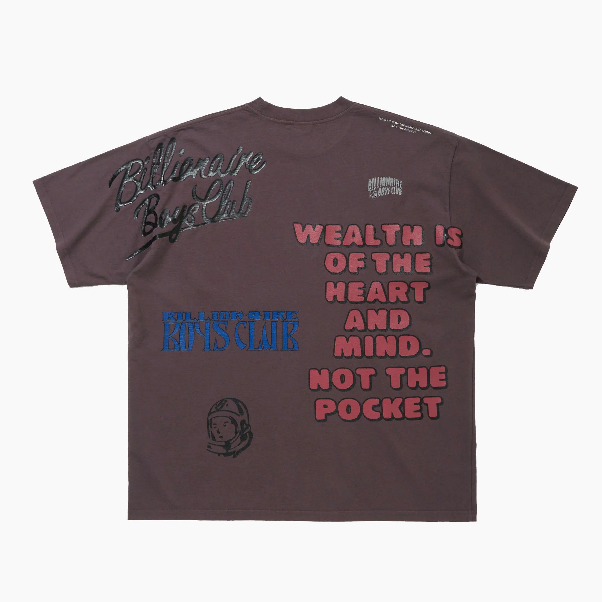 Billionaire Boys Club GARMENT DYE COTTON T-SHIRT SCRAP (Japan exclusive)
