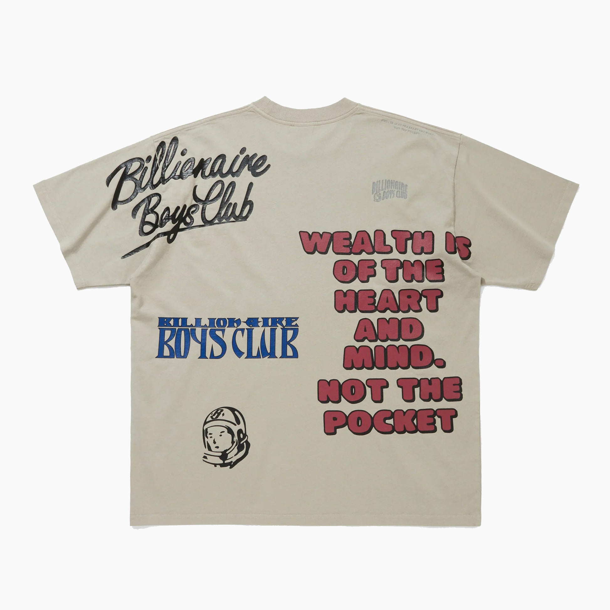 Billionaire Boys Club GARMENT DYE COTTON T-SHIRT SCRAP (Japan exclusive)