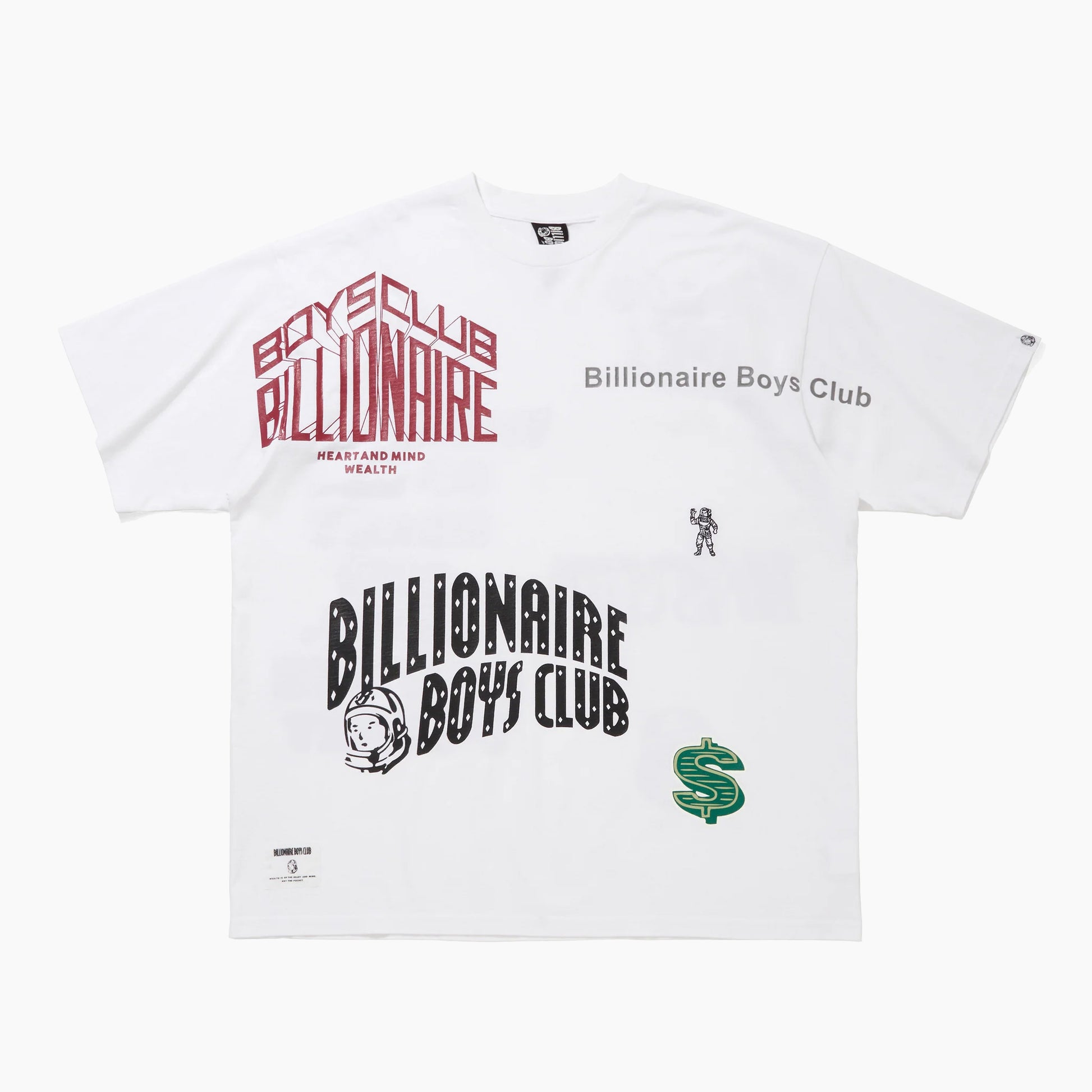 Billionaire Boys Club GARMENT DYE COTTON T-SHIRT SCRAP (Japan exclusive)