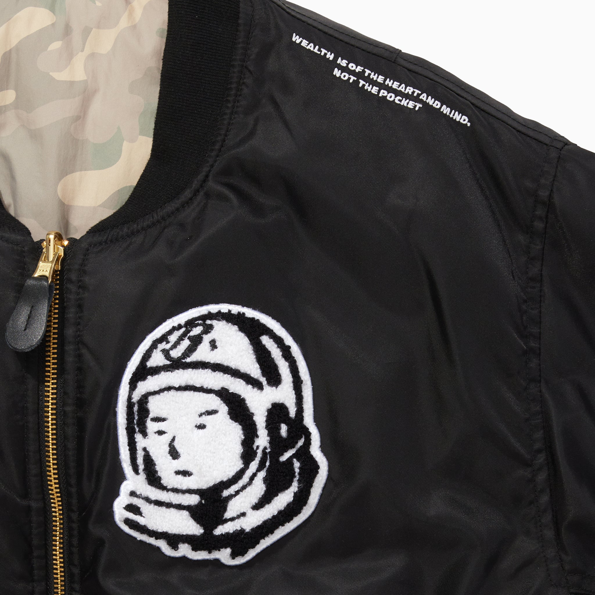 Billionaire boys club Japan exclusive REVERSIBLE NYLON MA-1