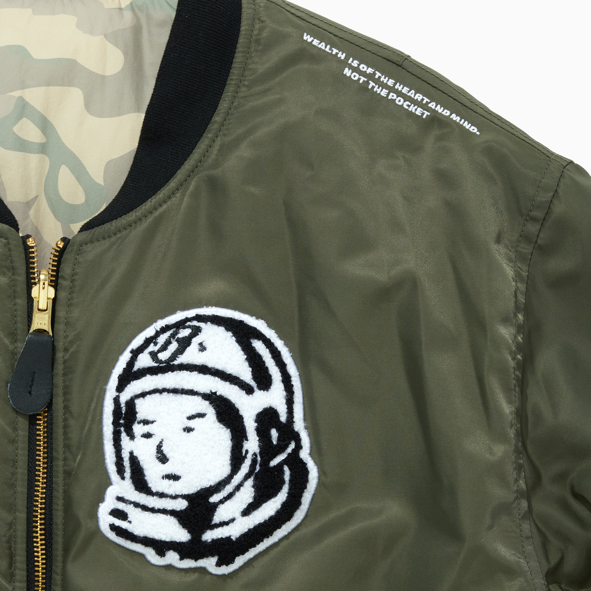Billionaire boys club Japan exclusive REVERSIBLE NYLON MA-1