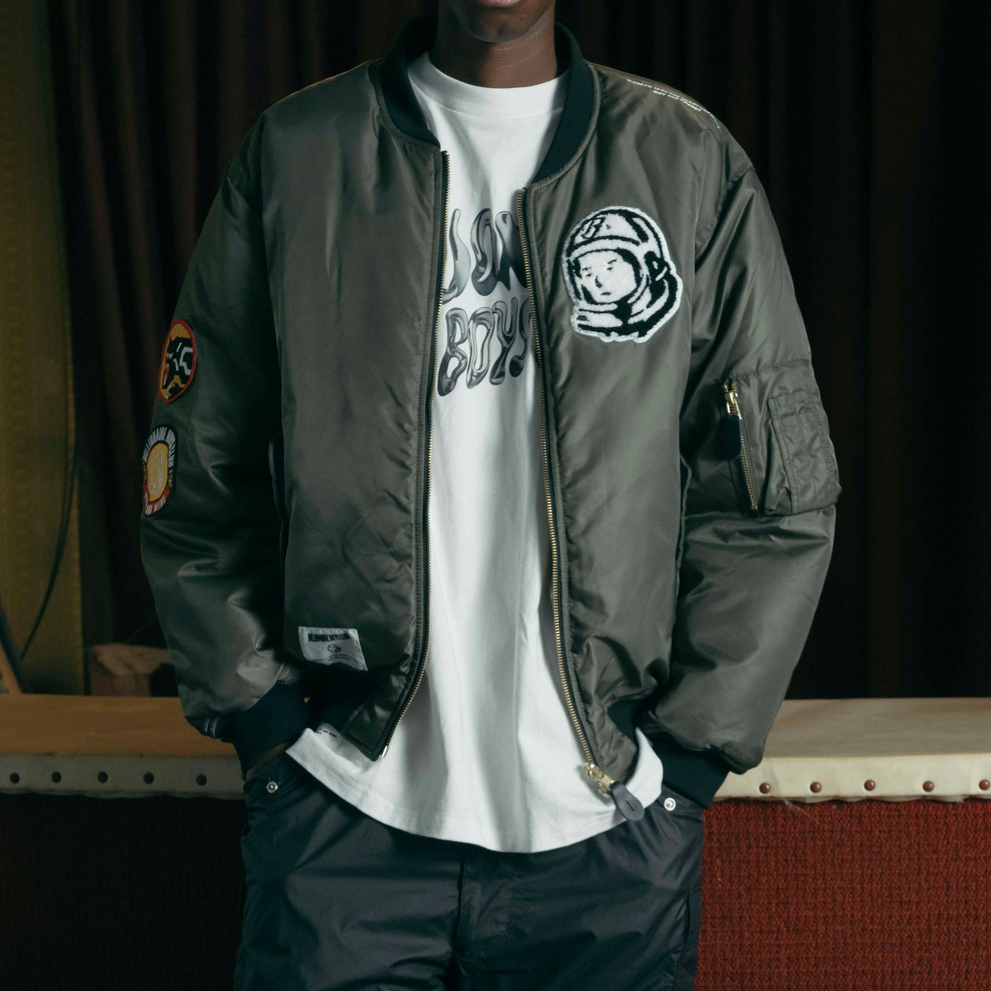 Billionaire Boys Club Japan exclusive REVERSIBLE NYLON MA-1