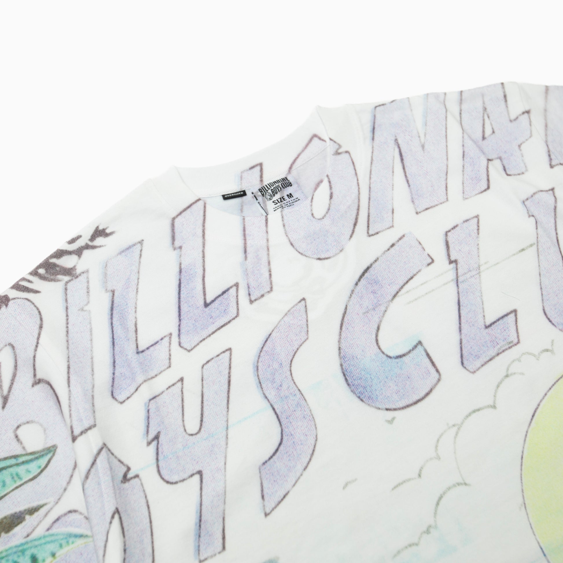 Billionaire Boys Club BB SUNRISE ENZYME WASH OVERSIZED T-SHIRT