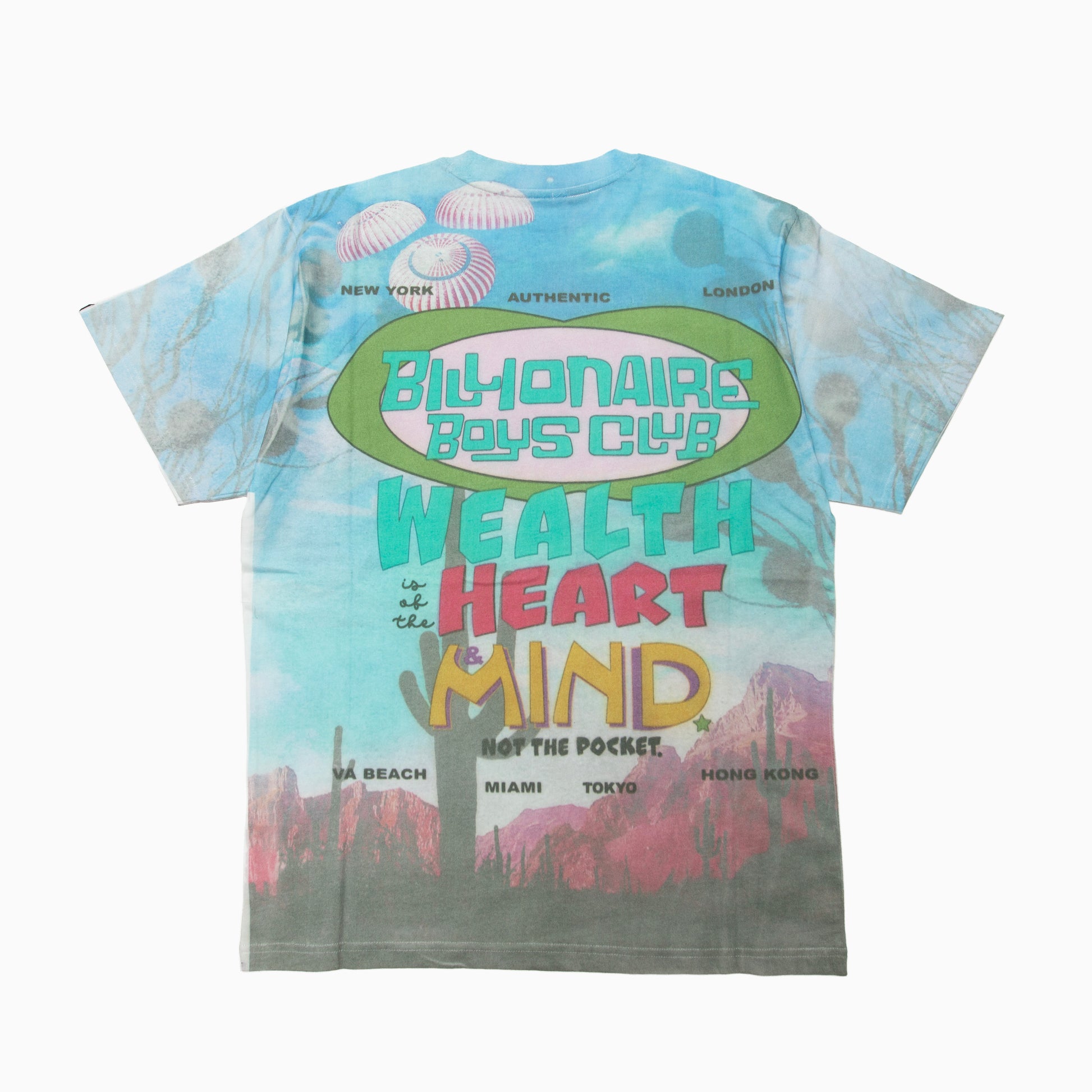 Billionaire Boys Club BB SUNRISE ENZYME WASH OVERSIZED T-SHIRT