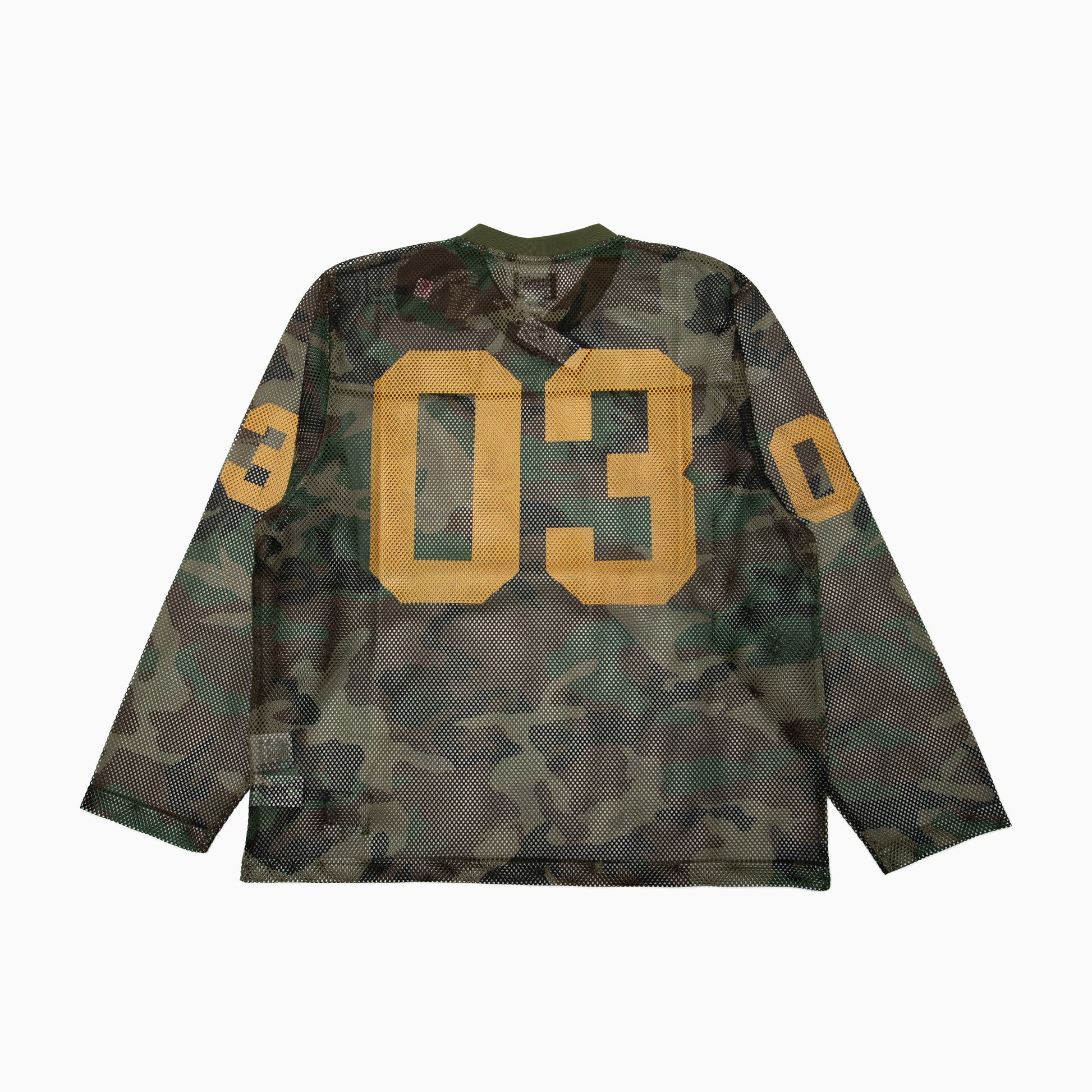 Billionaire boys club BB CAMO CURVE BOXY FIT FOOTBALL JERSEY