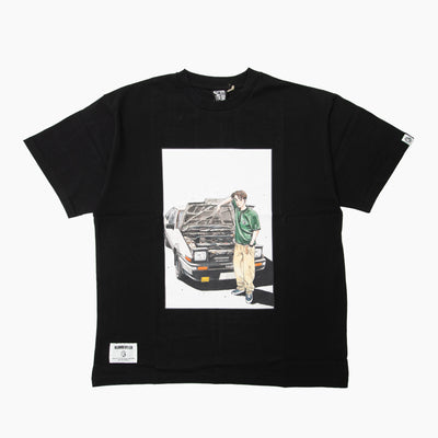 BILLIONAIRE BOYS CLUB x INITIAL D COTTON T-SHIRT #2