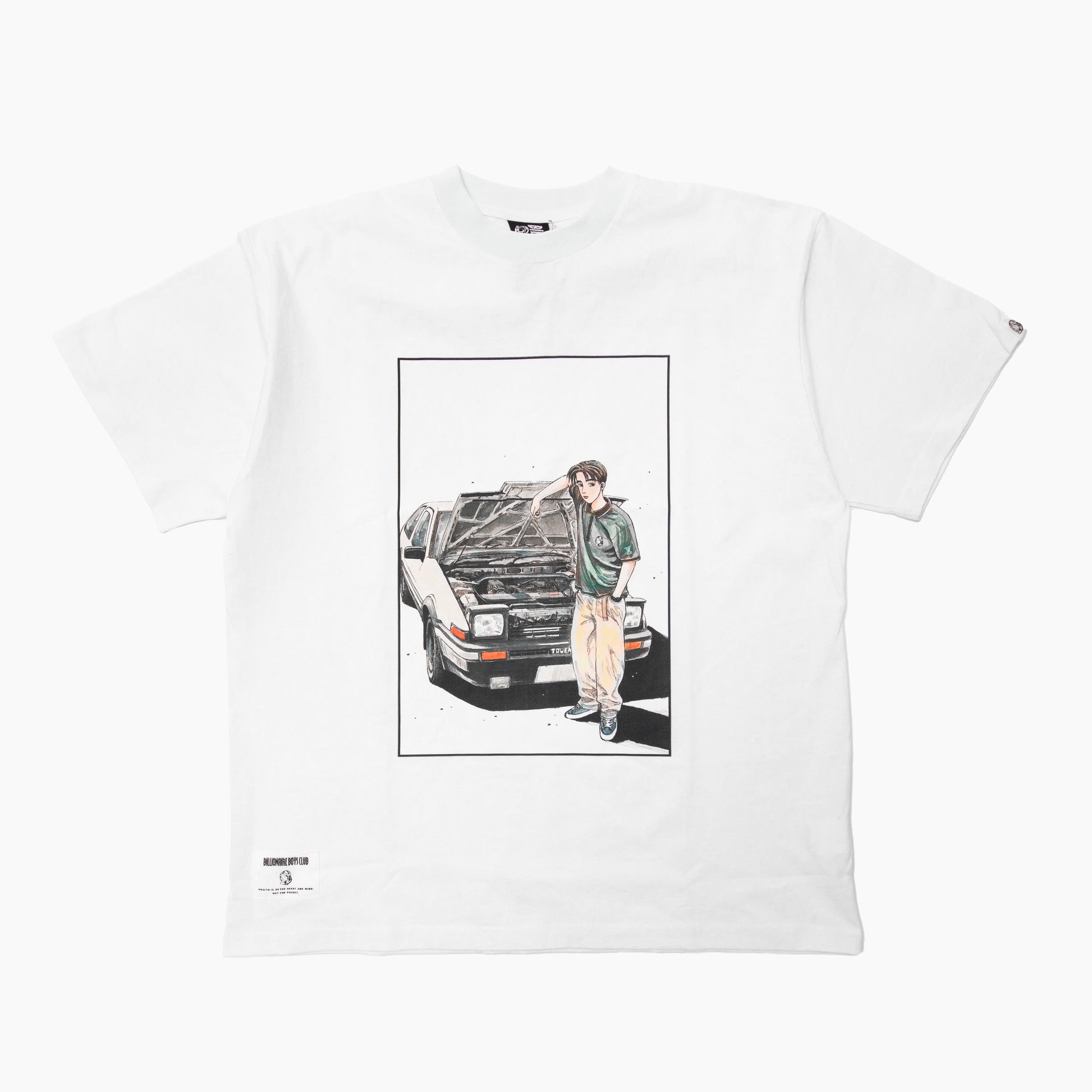BILLIONAIRE BOYS CLUB x INITIAL D COTTON T-SHIRT #2