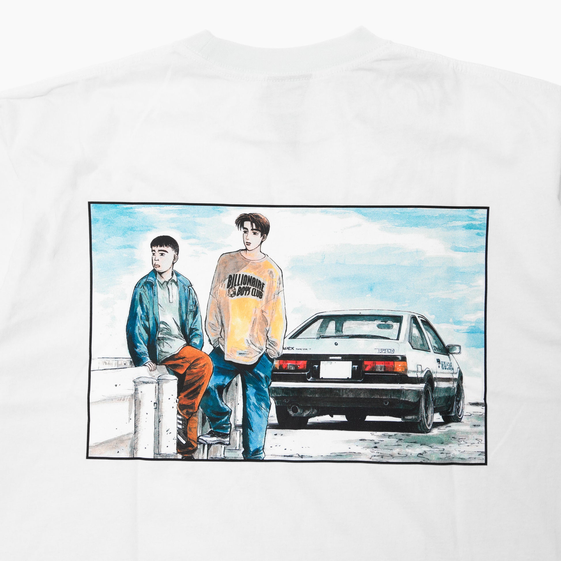 BILLIONAIRE BOYS CLUB x INITIAL D COTTON T-SHIRT #2