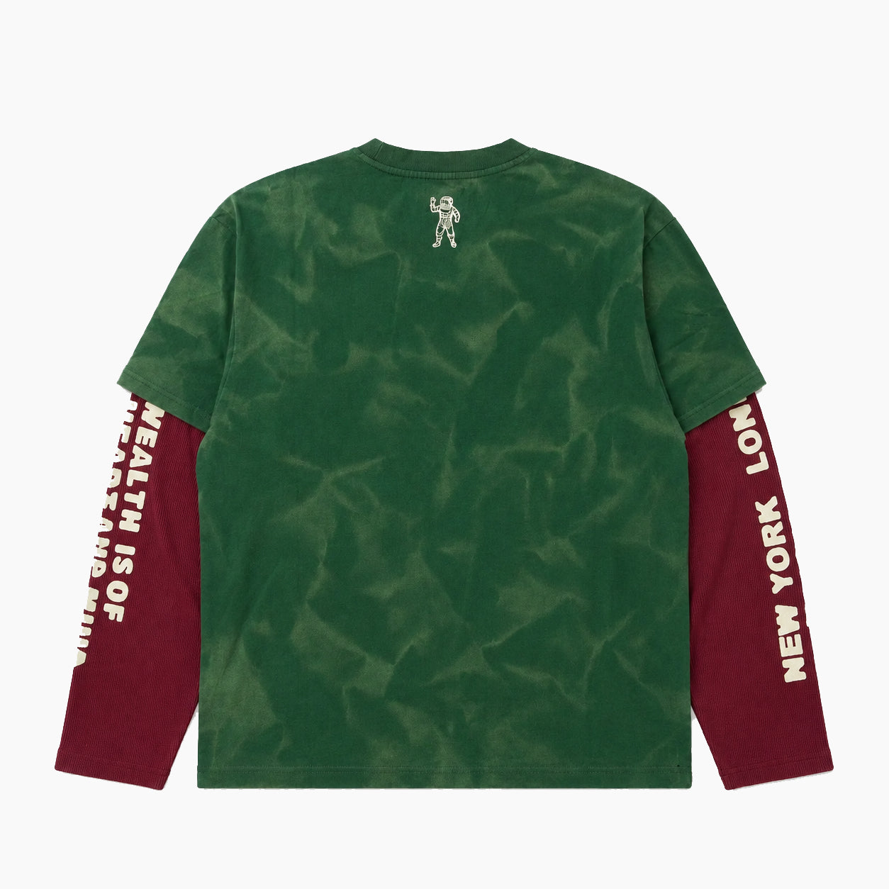 Billionaire Boys Club BB ARRVIVAL HEAVY WASHED DOUBLE SLEEVE T-SHIRT