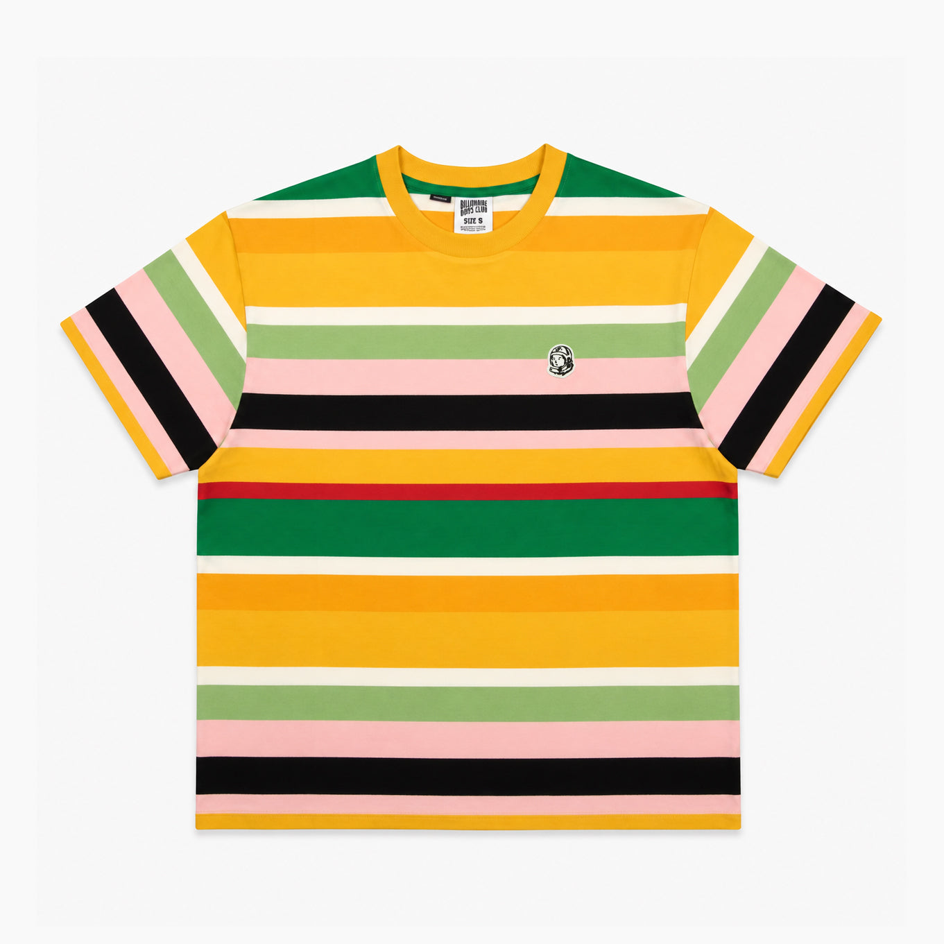 Billionaire Boys Club BB TREBLE JACQUARD STRIPE CROPPED FIT T-SHIRT