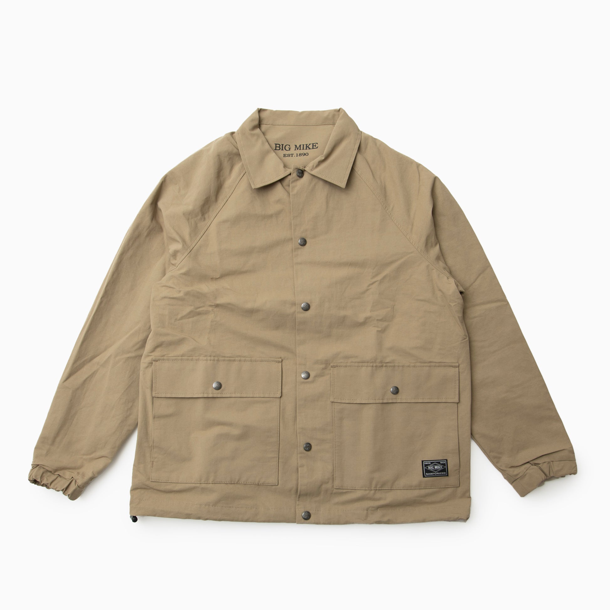 BIG MIKE デザインメッシュ　コーチジャケット