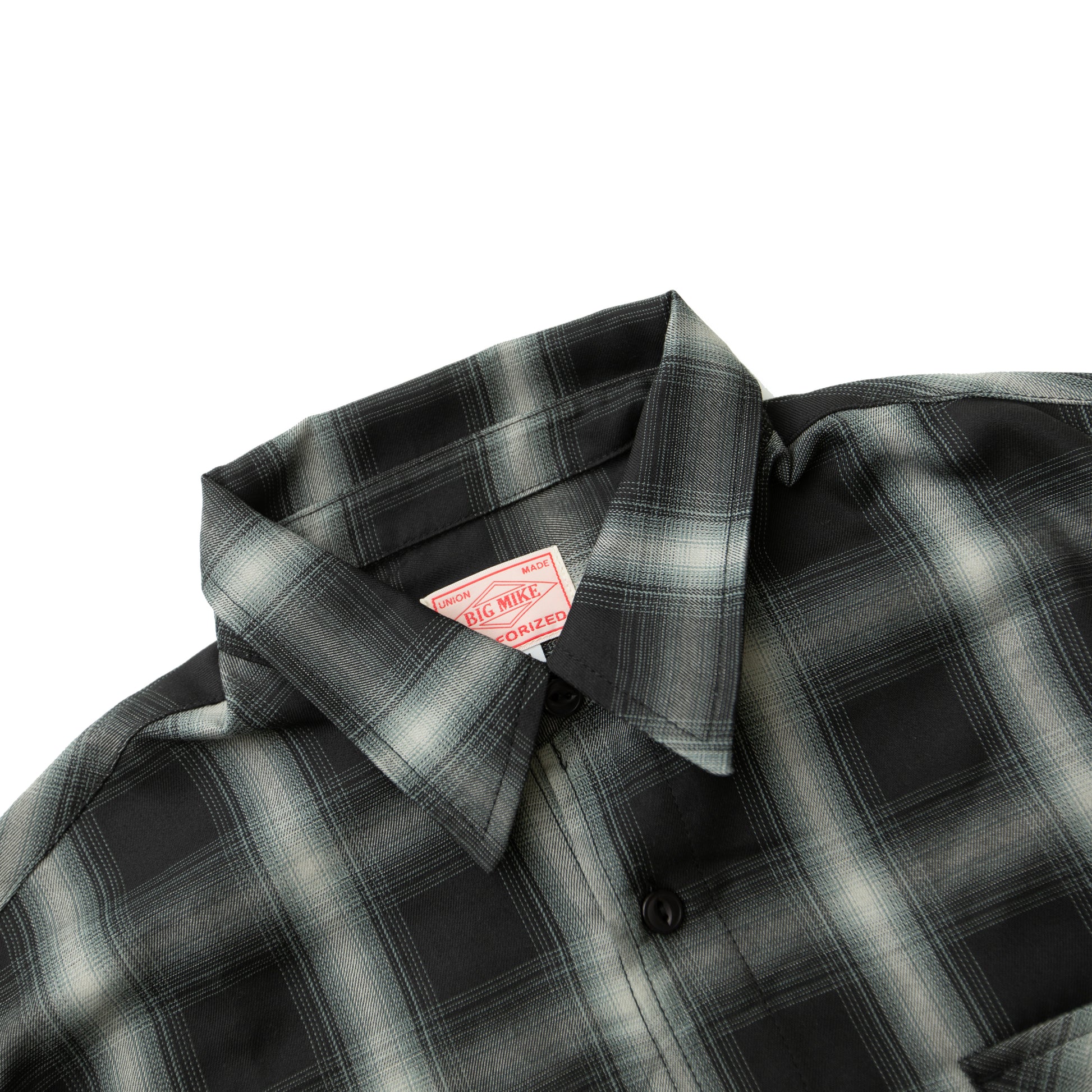 BIG MIKE Rayon Mix Ombre Slit L/S Shirts