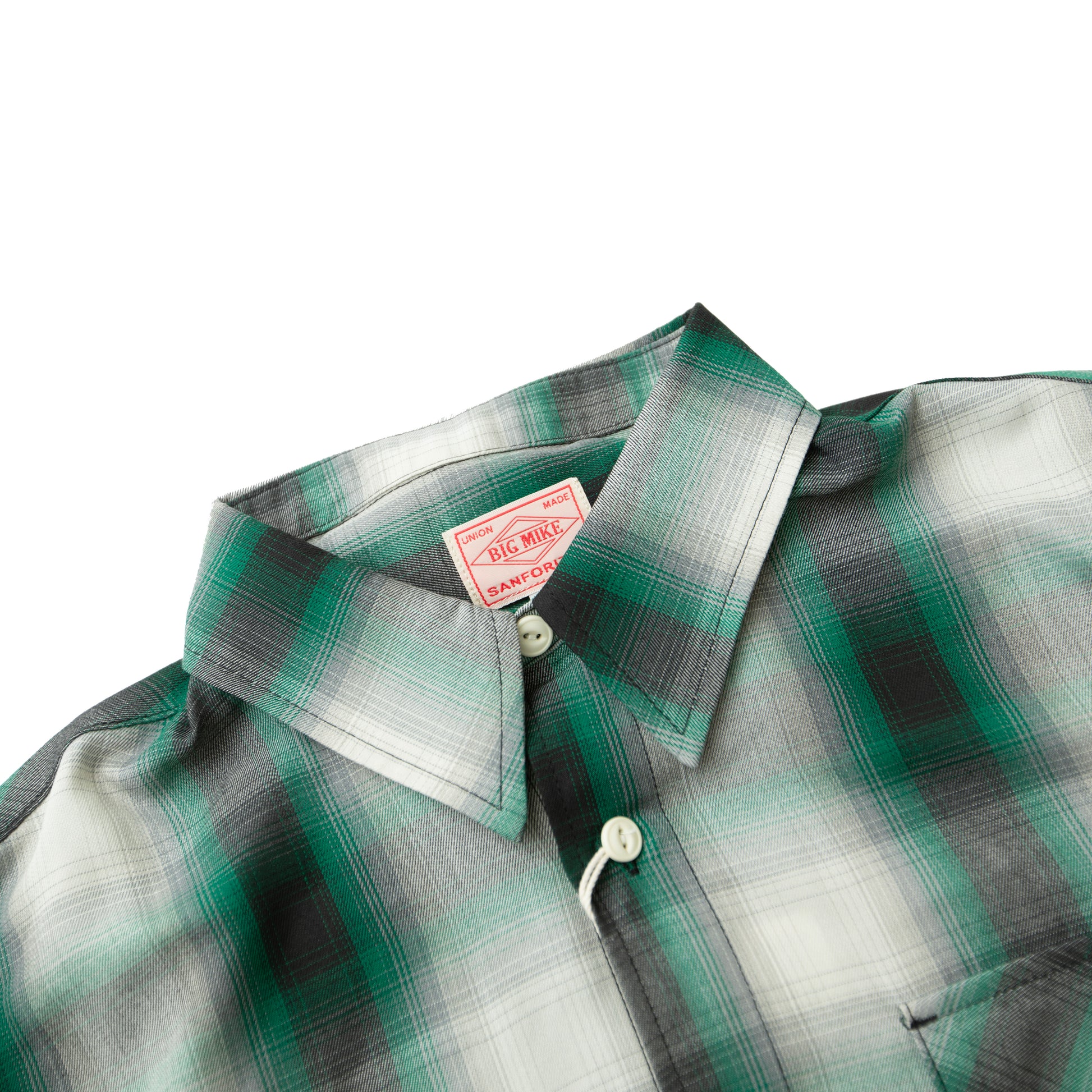 BIG MIKE Rayon Mix Ombre Slit L/S Shirts