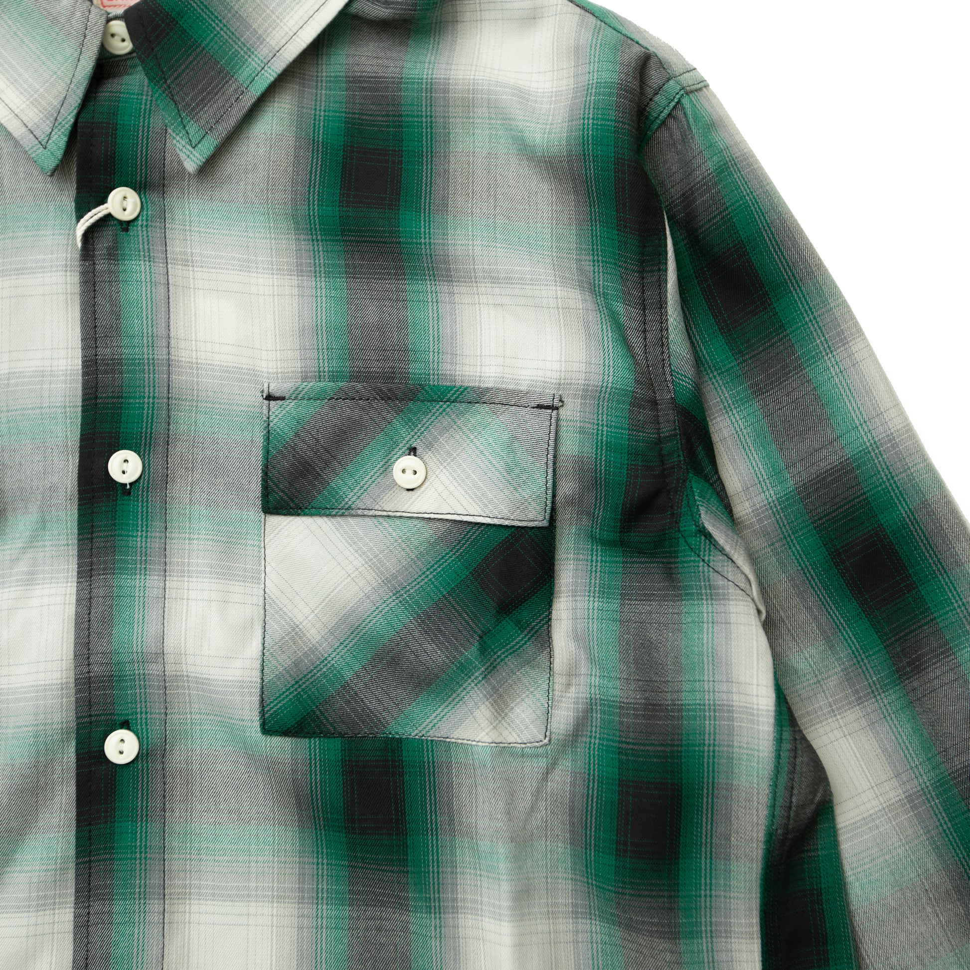 BIG MIKE Rayon Mix Ombre Slit L/S Shirts