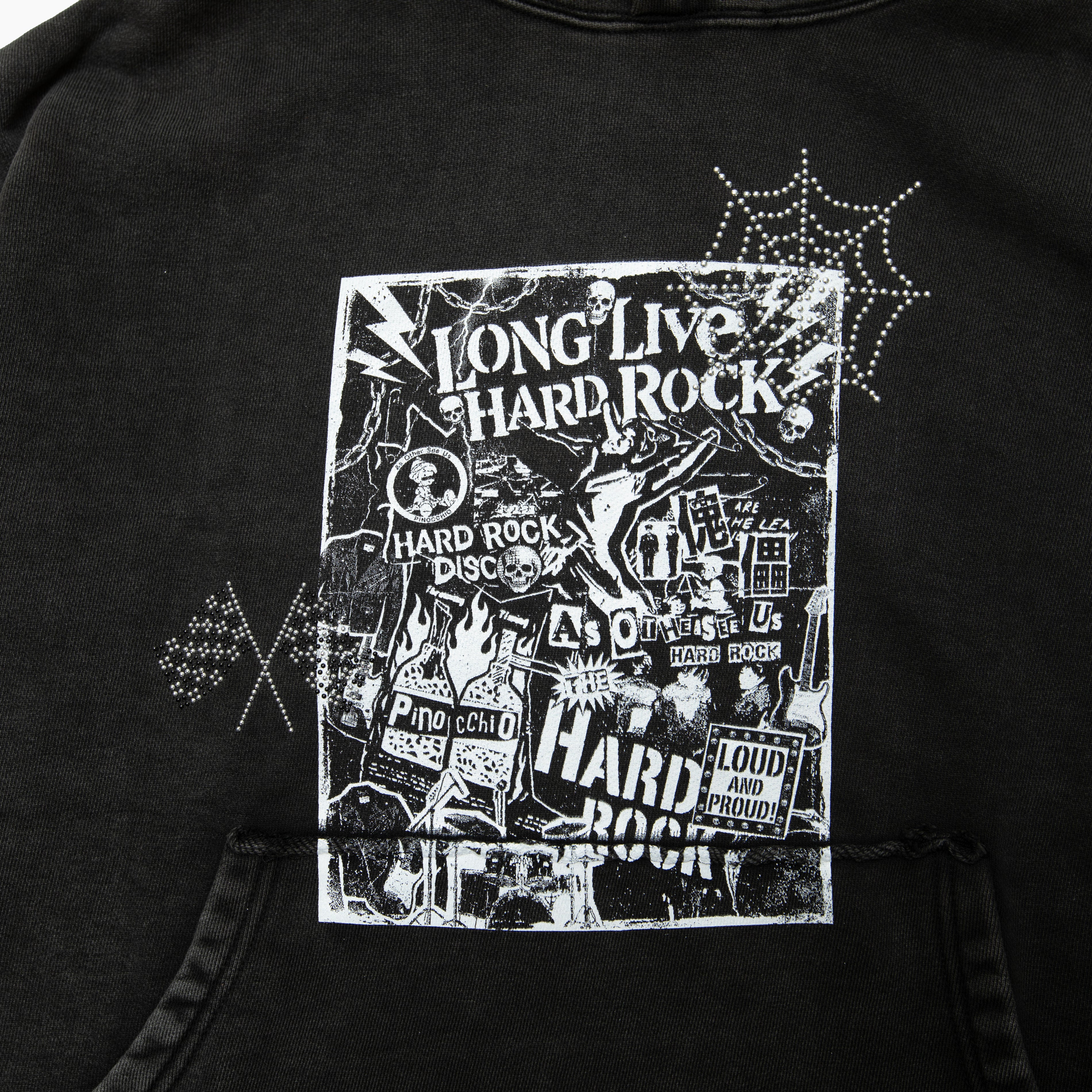 BLACKOUT Ghost note hoodie/black