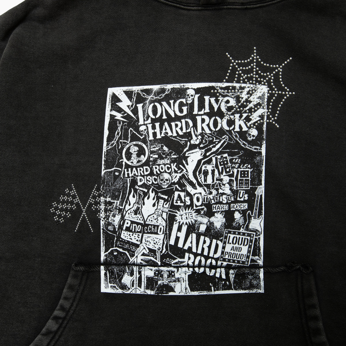 BLACKOUT Ghost note hoodie/black