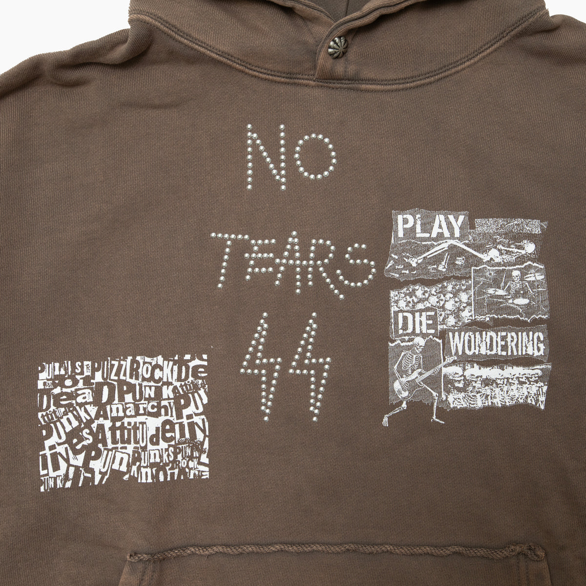 BLACKOUT Ghost note hoodie/BROWN