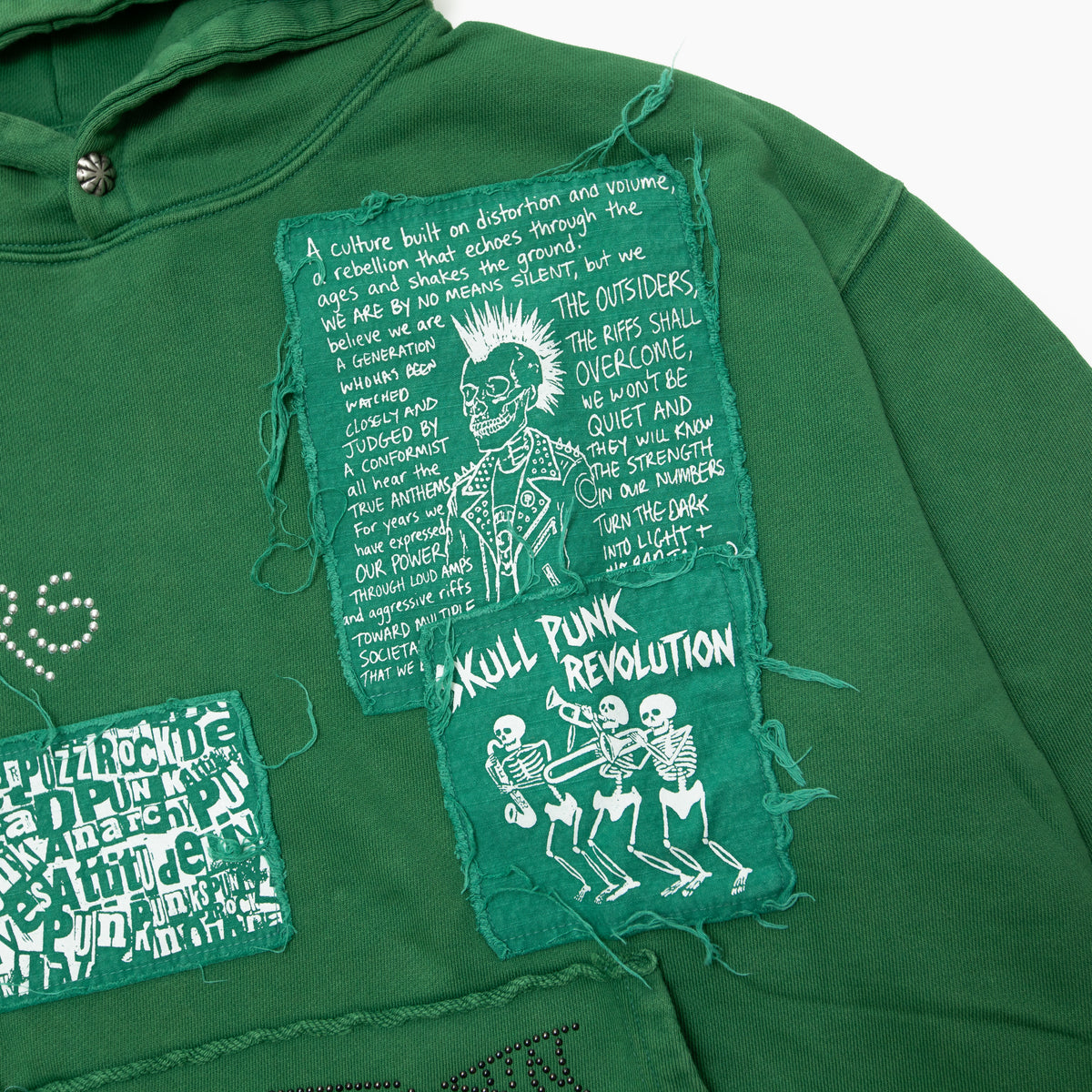 BLACKOUT Ghost note hoodie/Green
