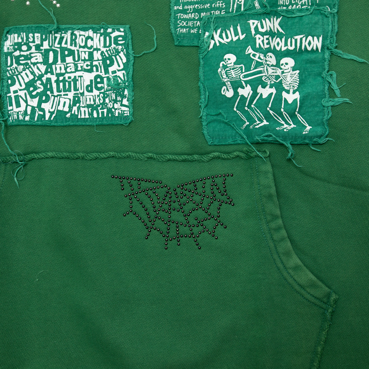 BLACKOUT Ghost note hoodie/Green