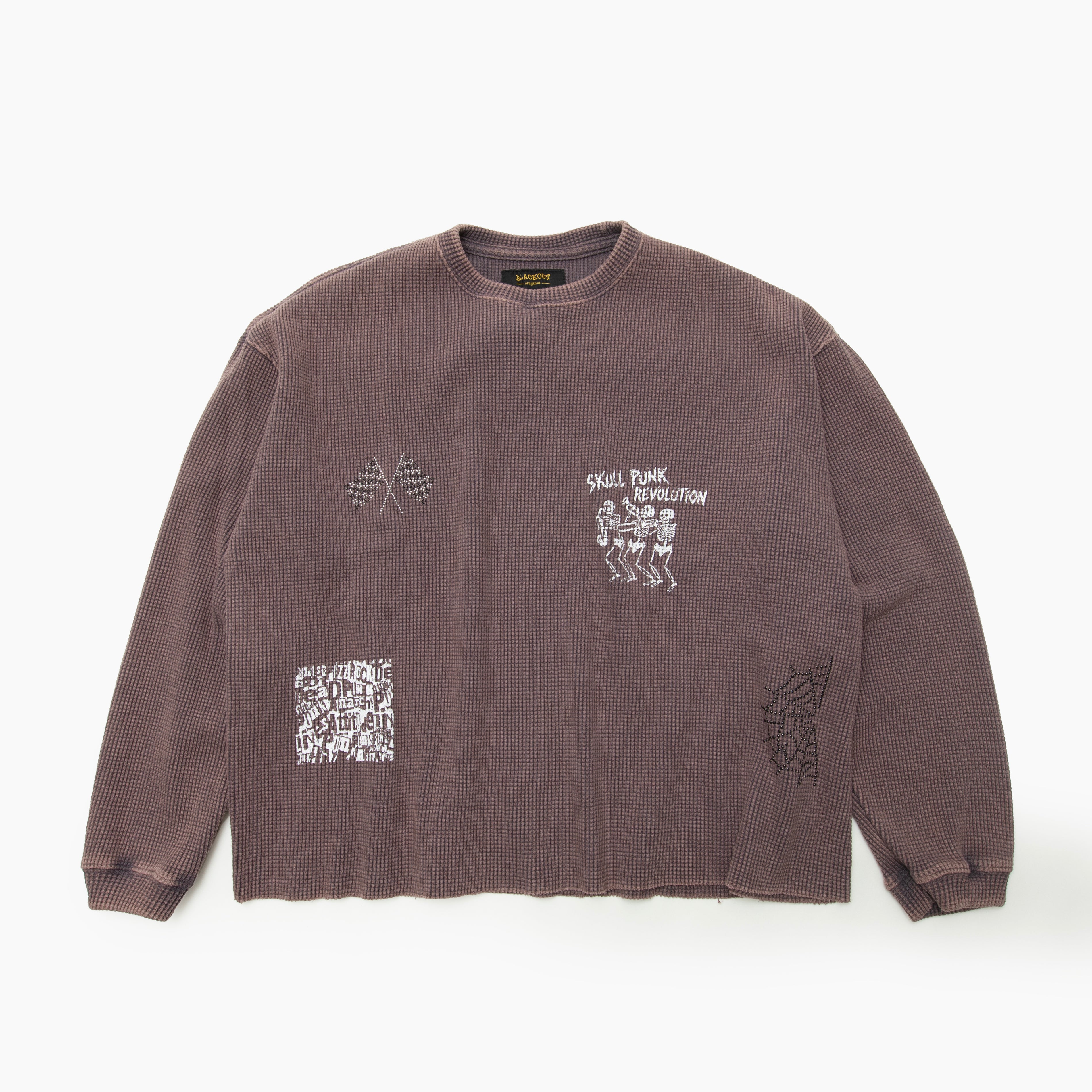 BLACKOUT psychedelic long sleeve/Purple