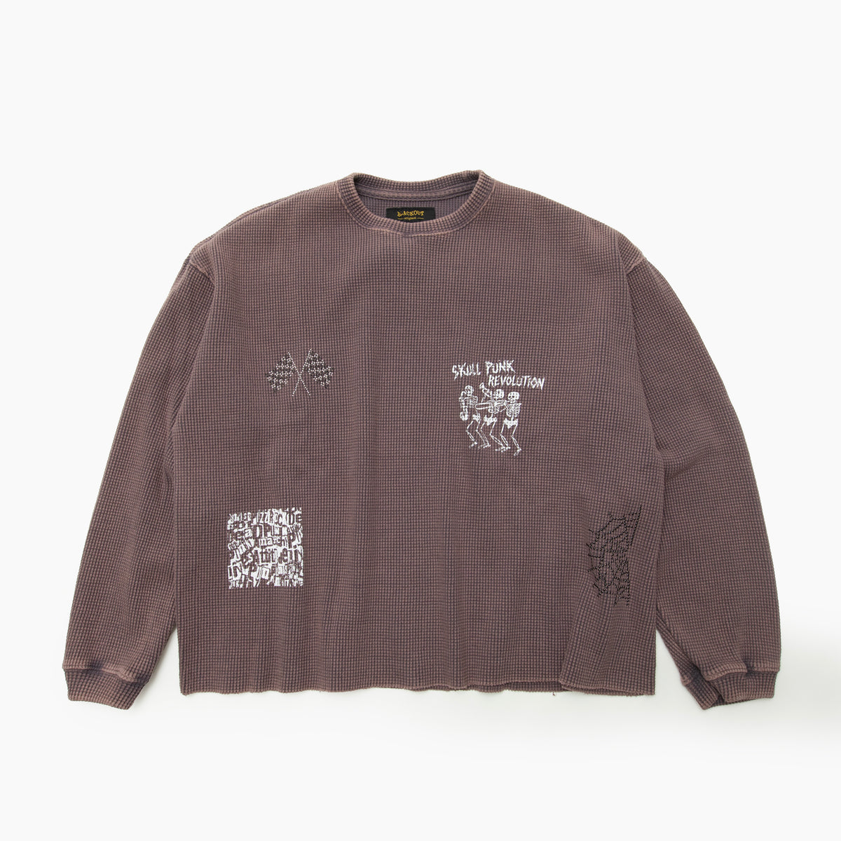 BLACKOUT psychedelic long sleeve/Purple