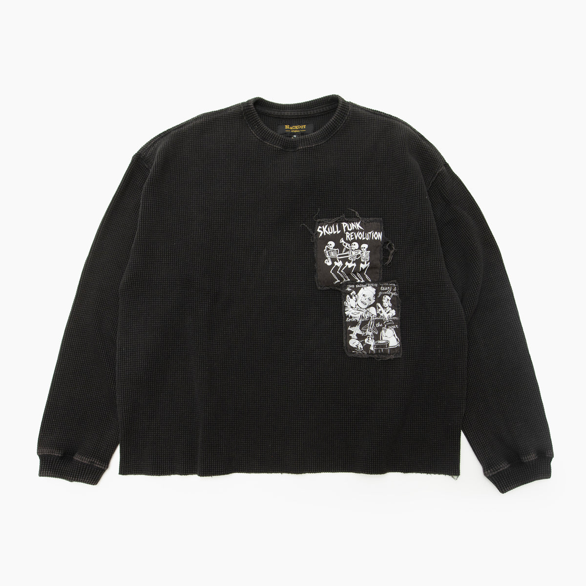 BLACKOUT psychedelic long sleeves /Black