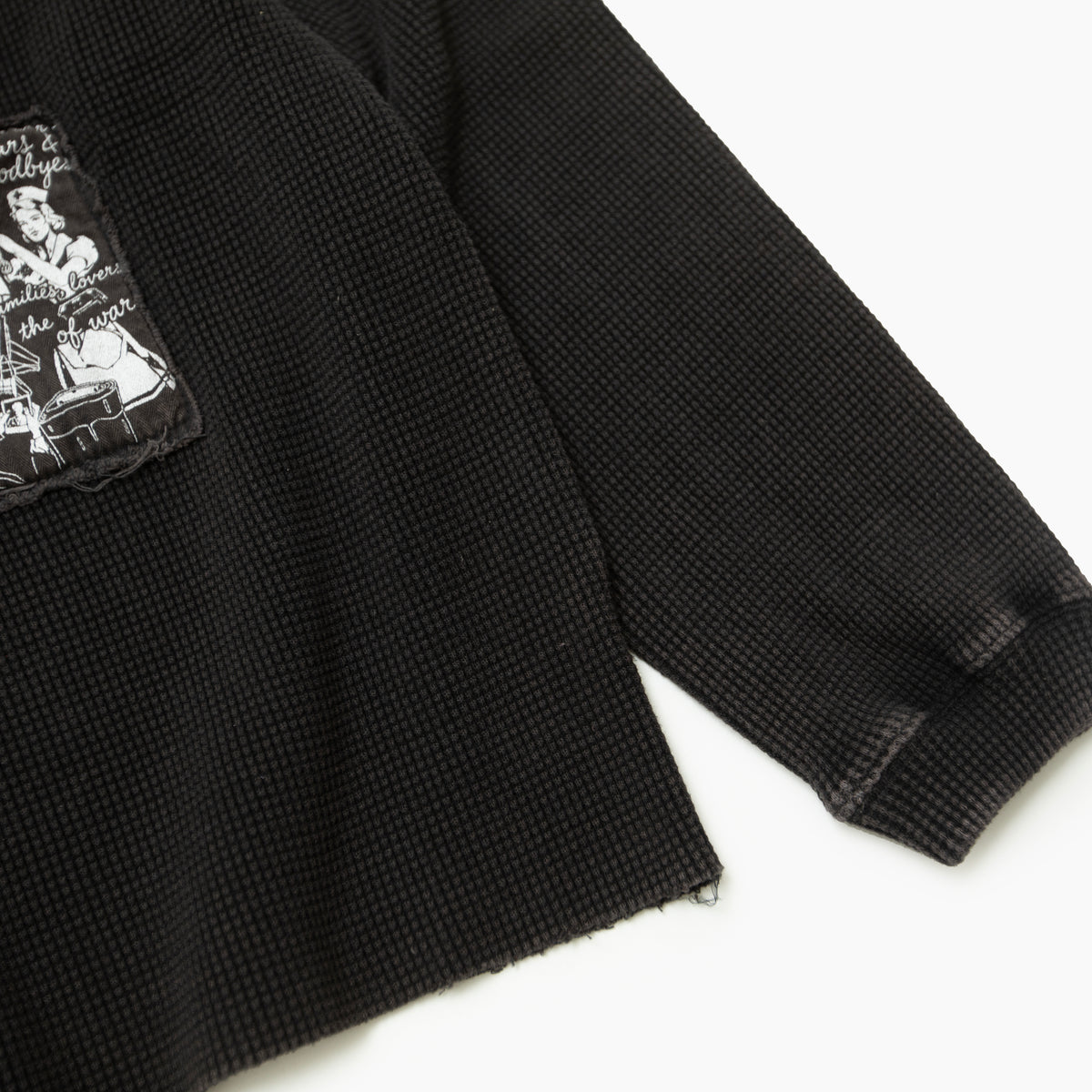 BLACKOUT psychedelic long sleeves /Black