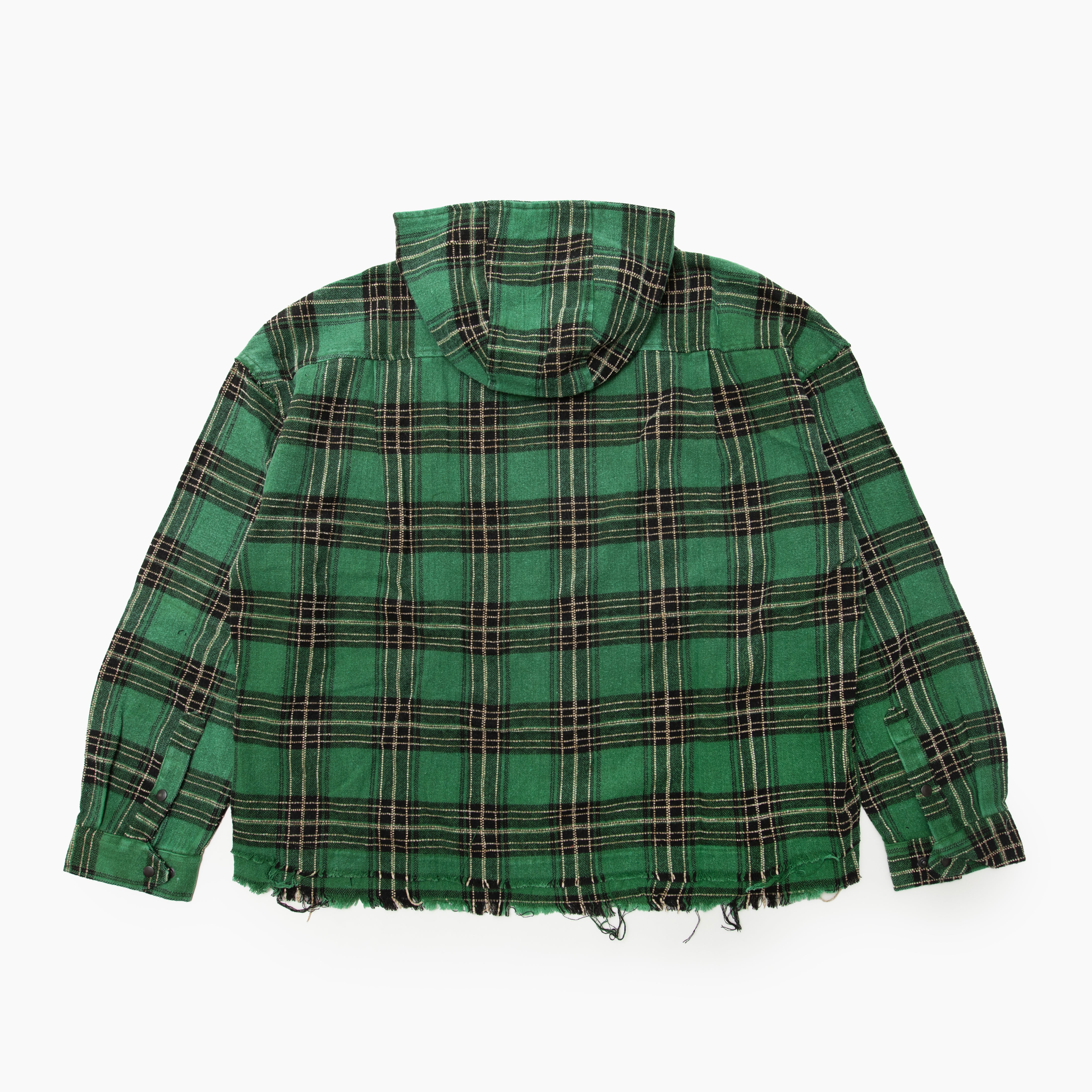 BLACKOUT Eddie hood zip グリーン｜フードジップ長袖シャツ – Surkucafe