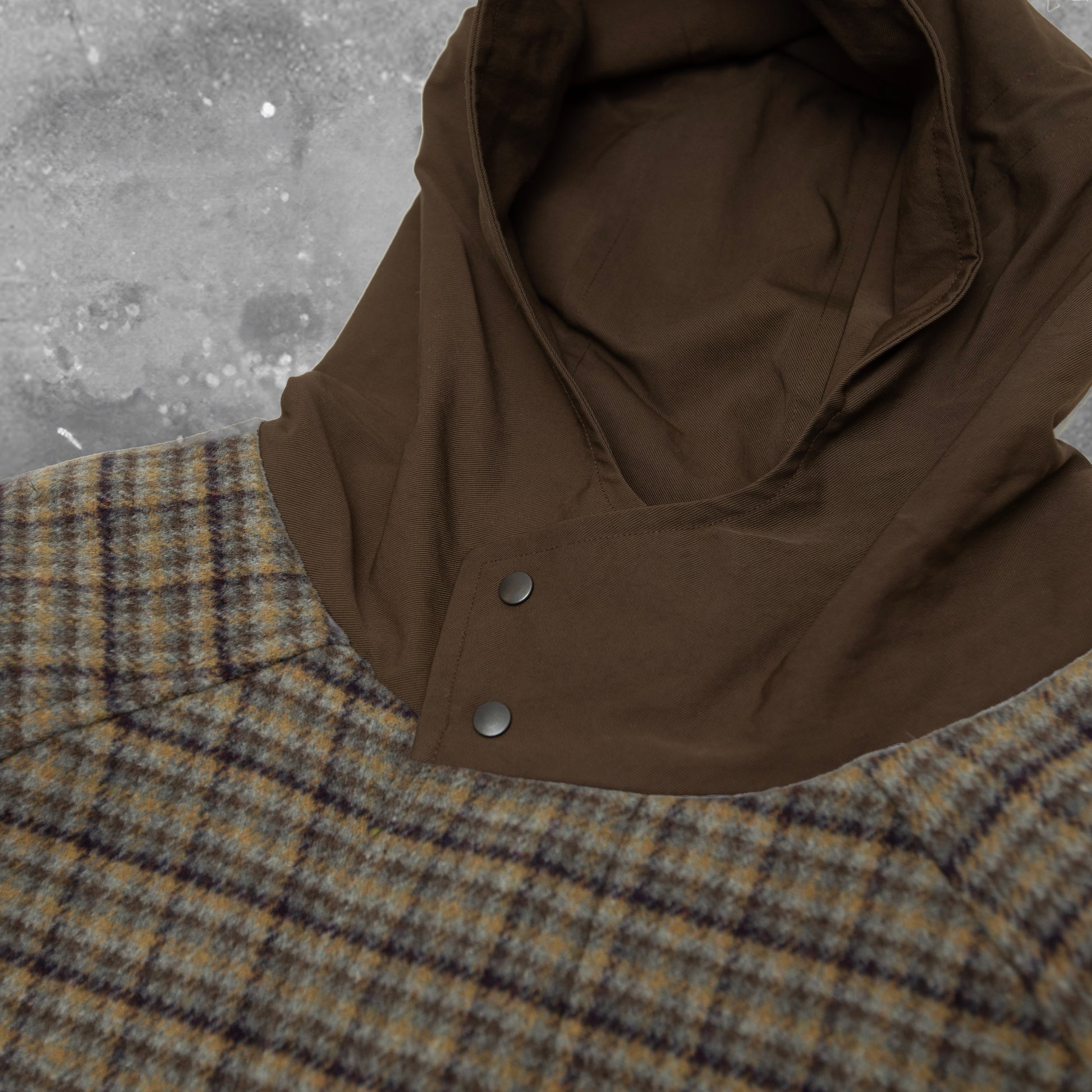 BLACKOUT "ROBE COAT (OVER) check"