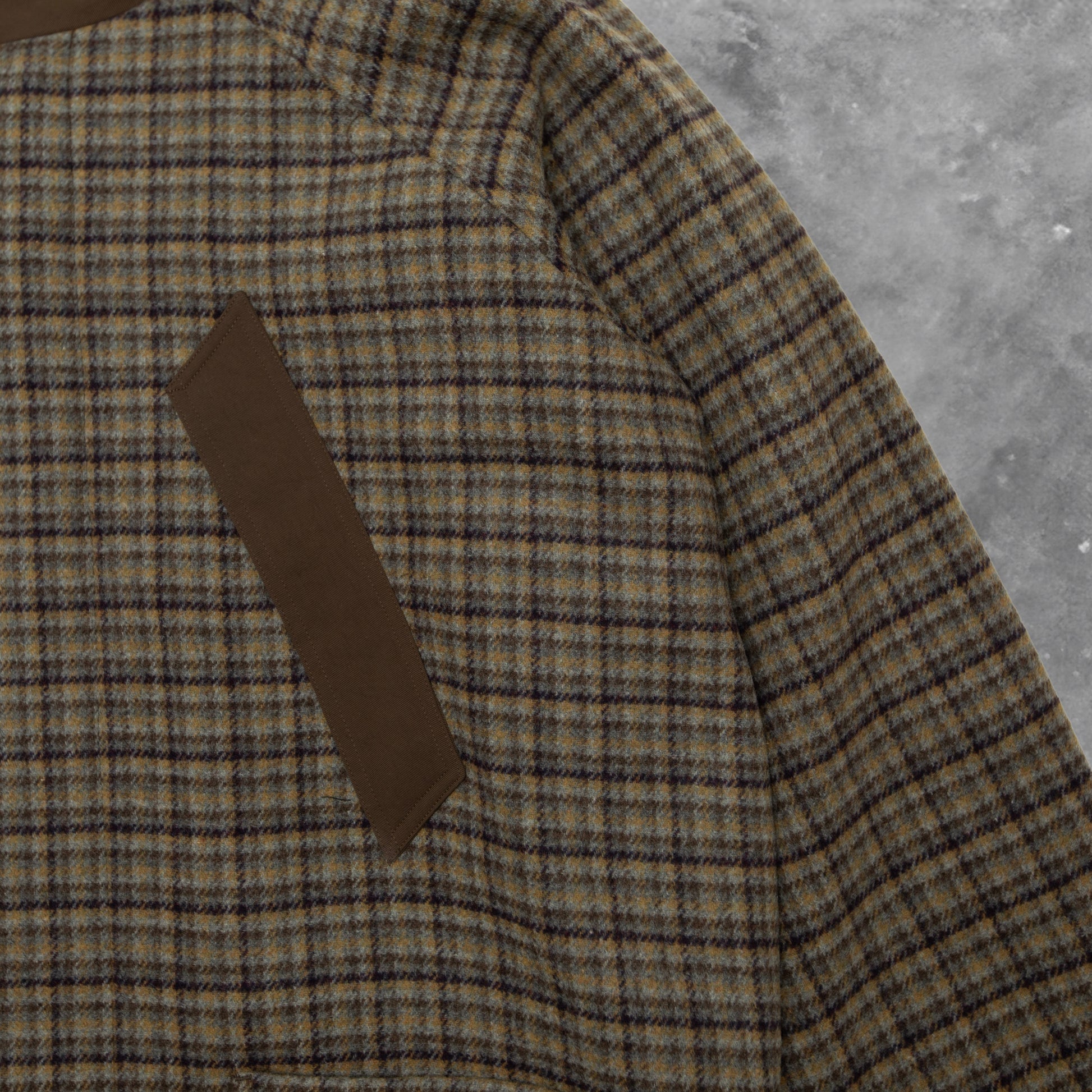 BLACKOUT "ROBE COAT (OVER) check"