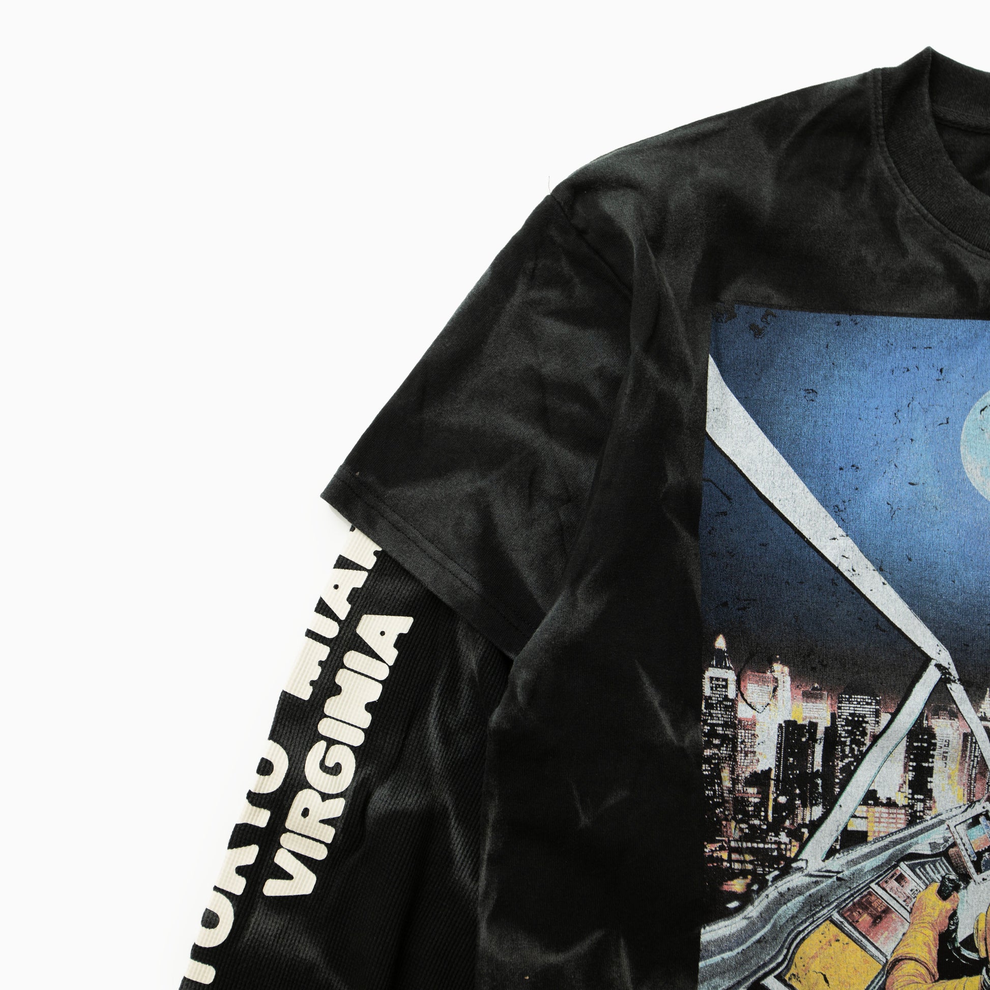 Billionaire boys club BB ARRVIVAL HEAVY WASHED DOUBLE SLEEVE T-SHIRT