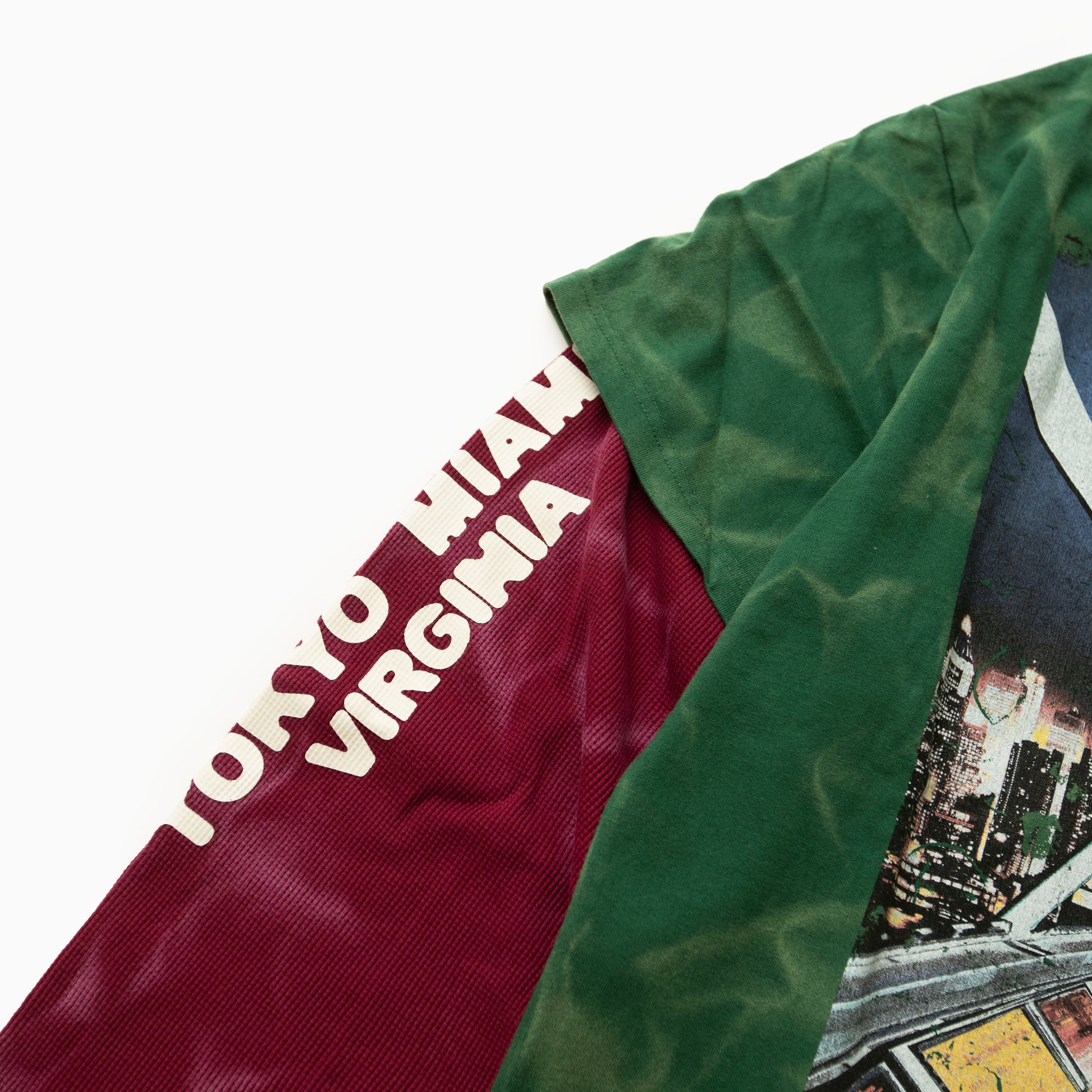 Billionaire boys club BB ARRVIVAL HEAVY WASHED DOUBLE SLEEVE T-SHIRT