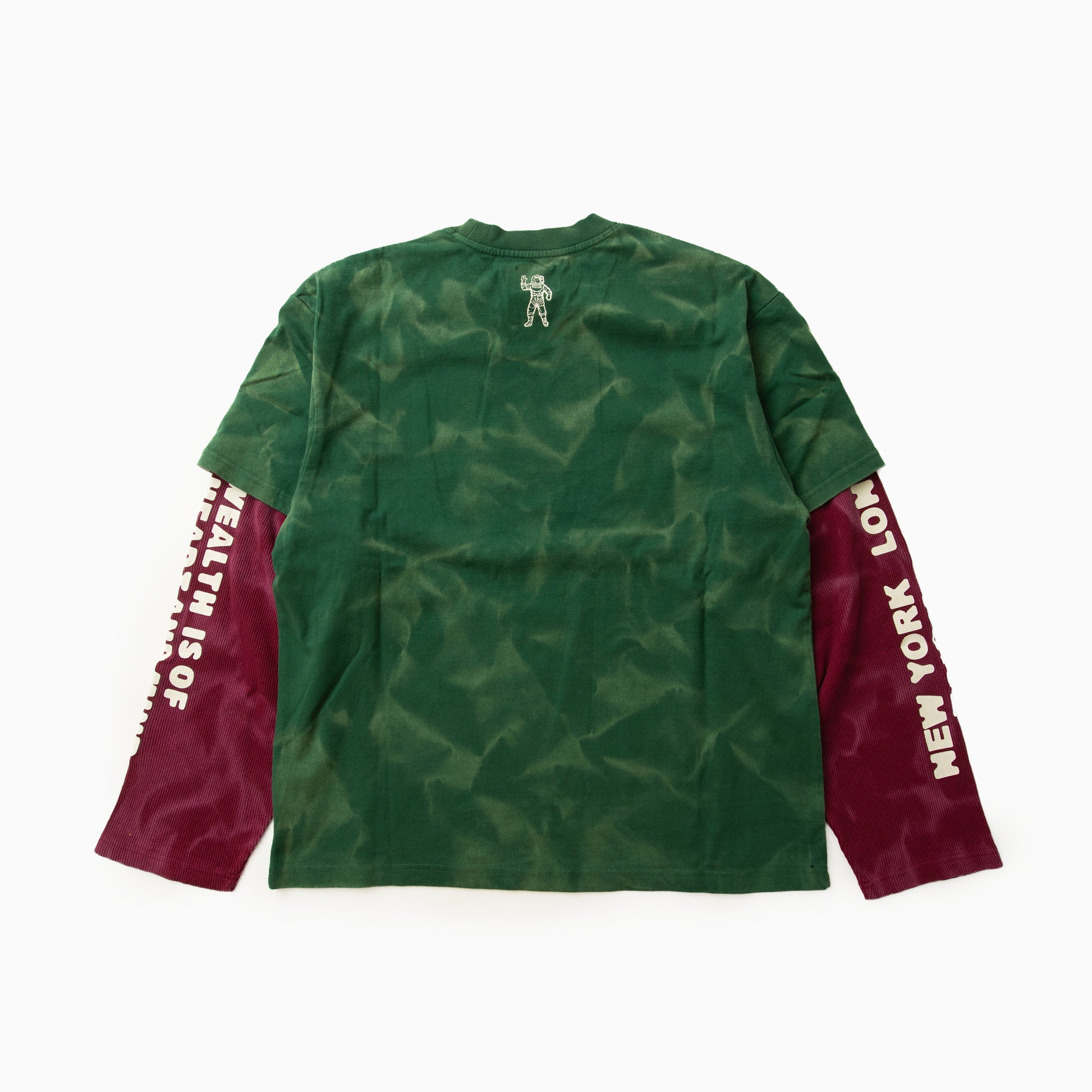 Billionaire boys club BB ARRVIVAL HEAVY WASHED DOUBLE SLEEVE T-SHIRT