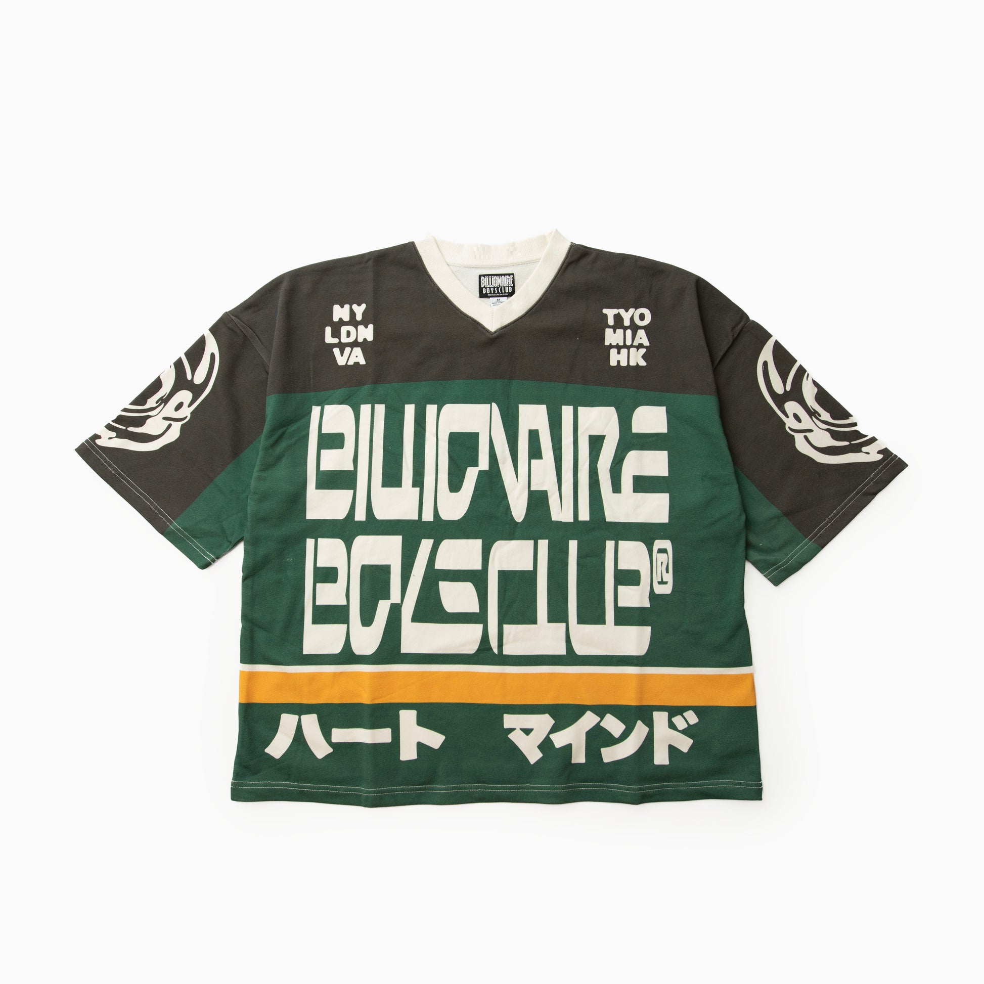 Billionaire boys club BB BLITZ OVERSIZED WASHED FOOTBALL JERSEY