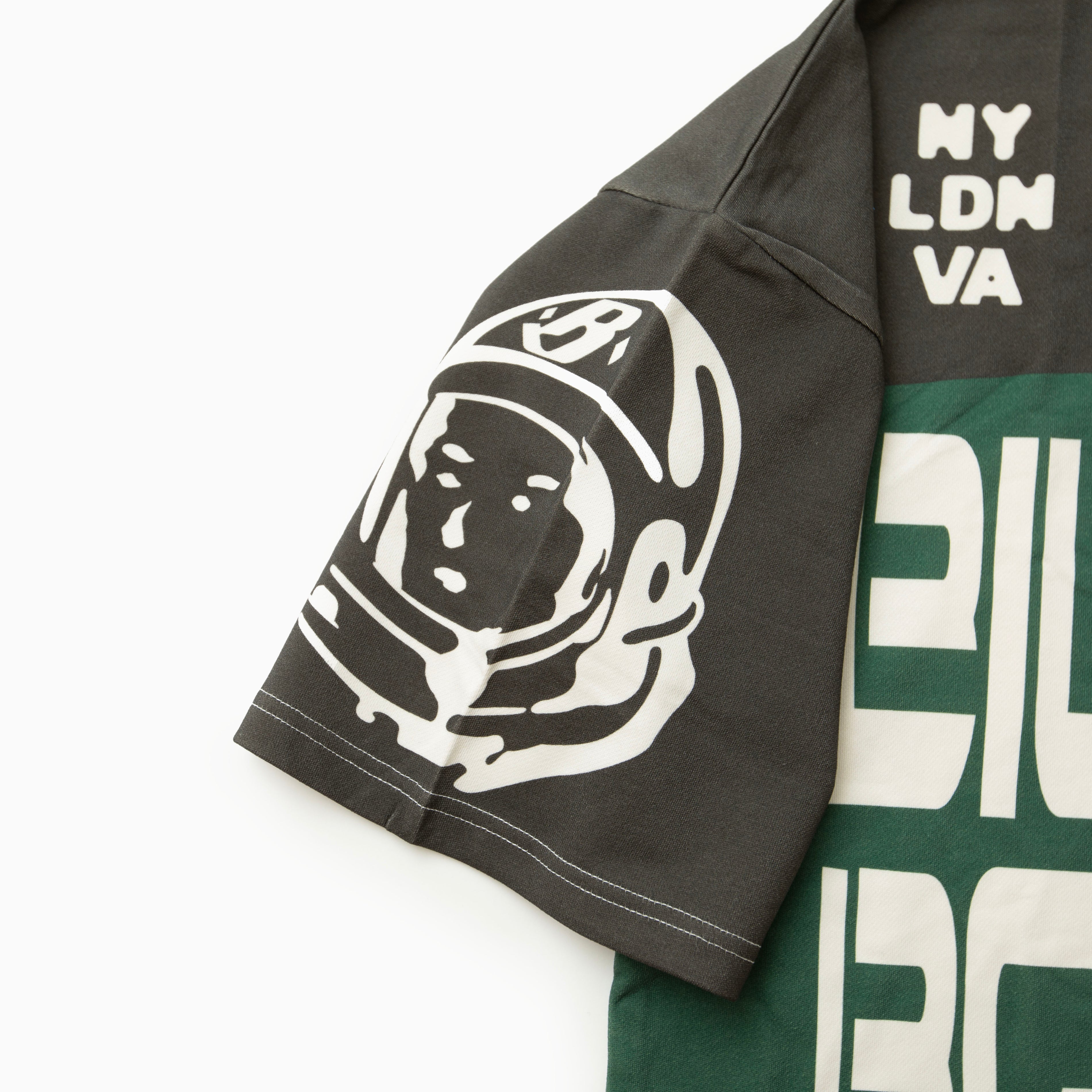 Billionaire boys club BB BLITZ OVERSIZED WASHED FOOTBALL JERSEY