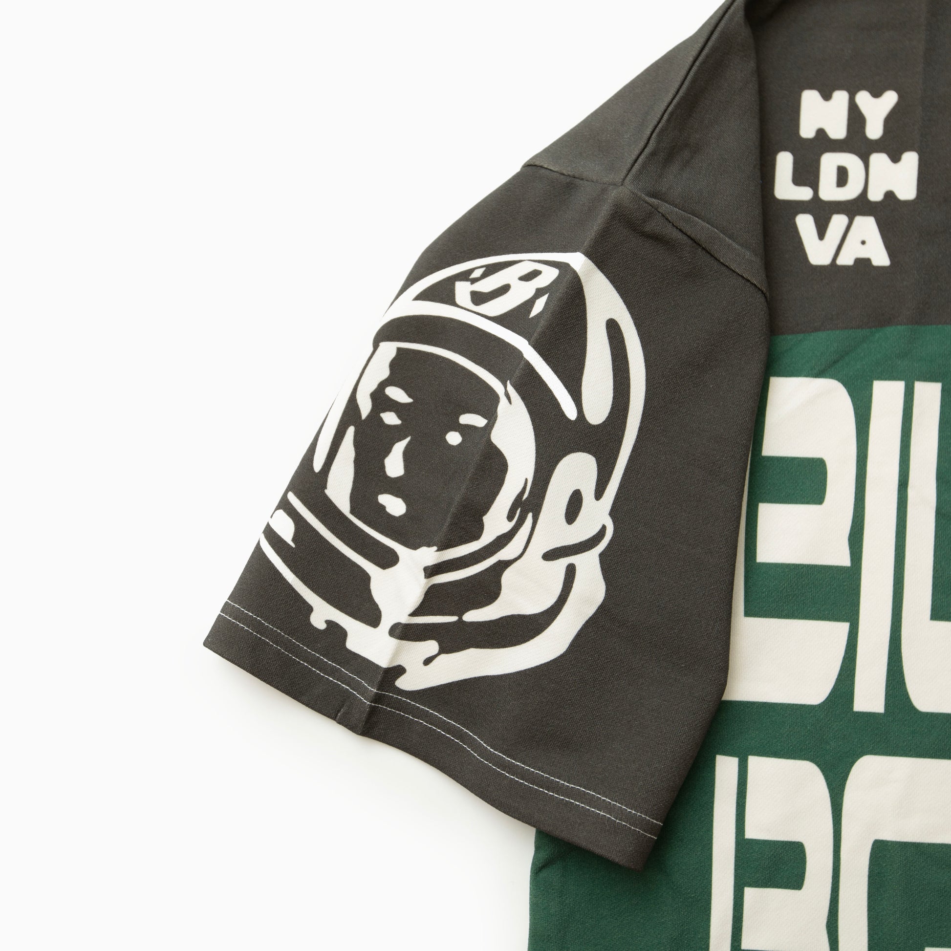 Billionaire boys club BB BLITZ OVERSIZED WASHED FOOTBALL JERSEY