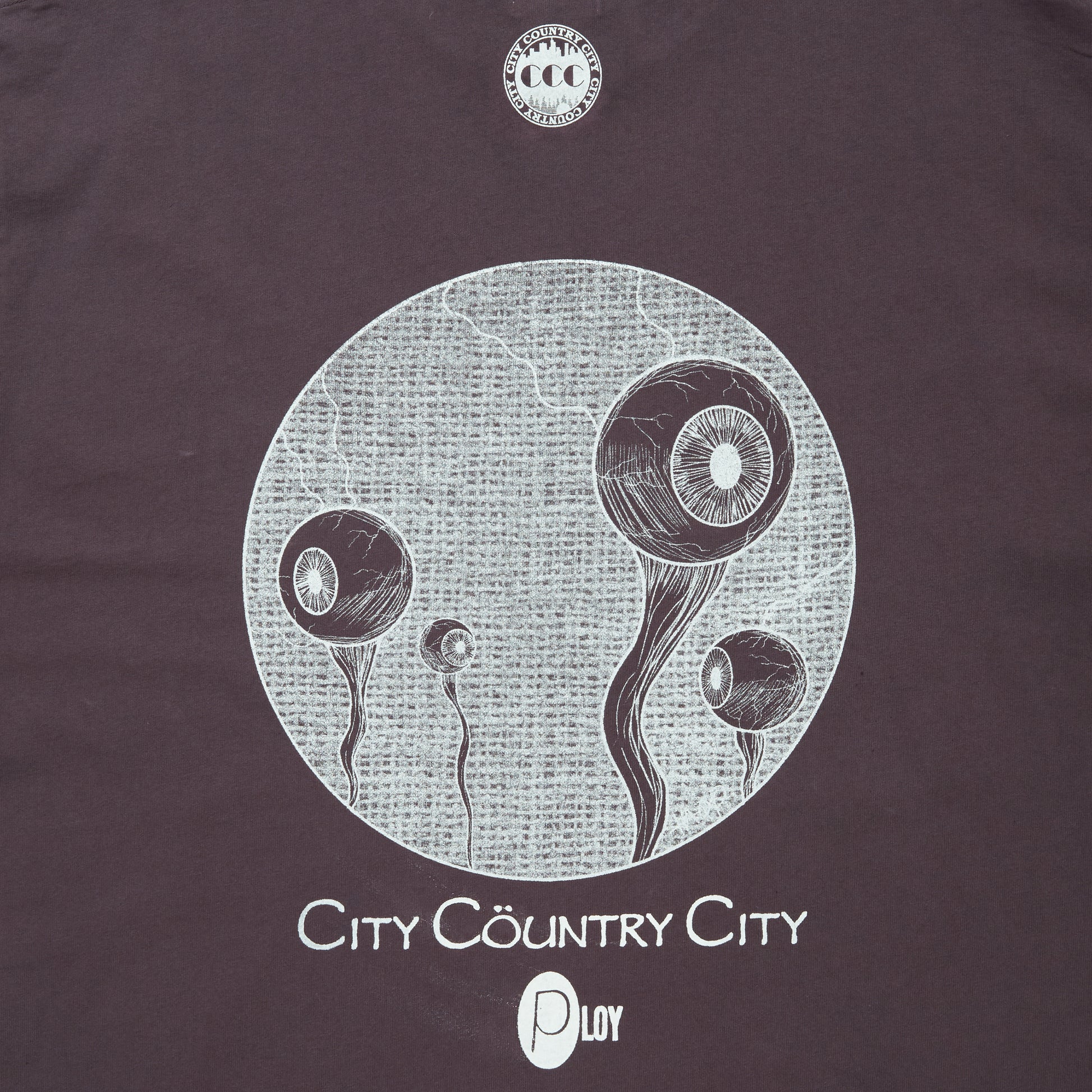 CITY COUNTRY CITY GARMENT DYE COTTON T-SHIRT_PLOY AA