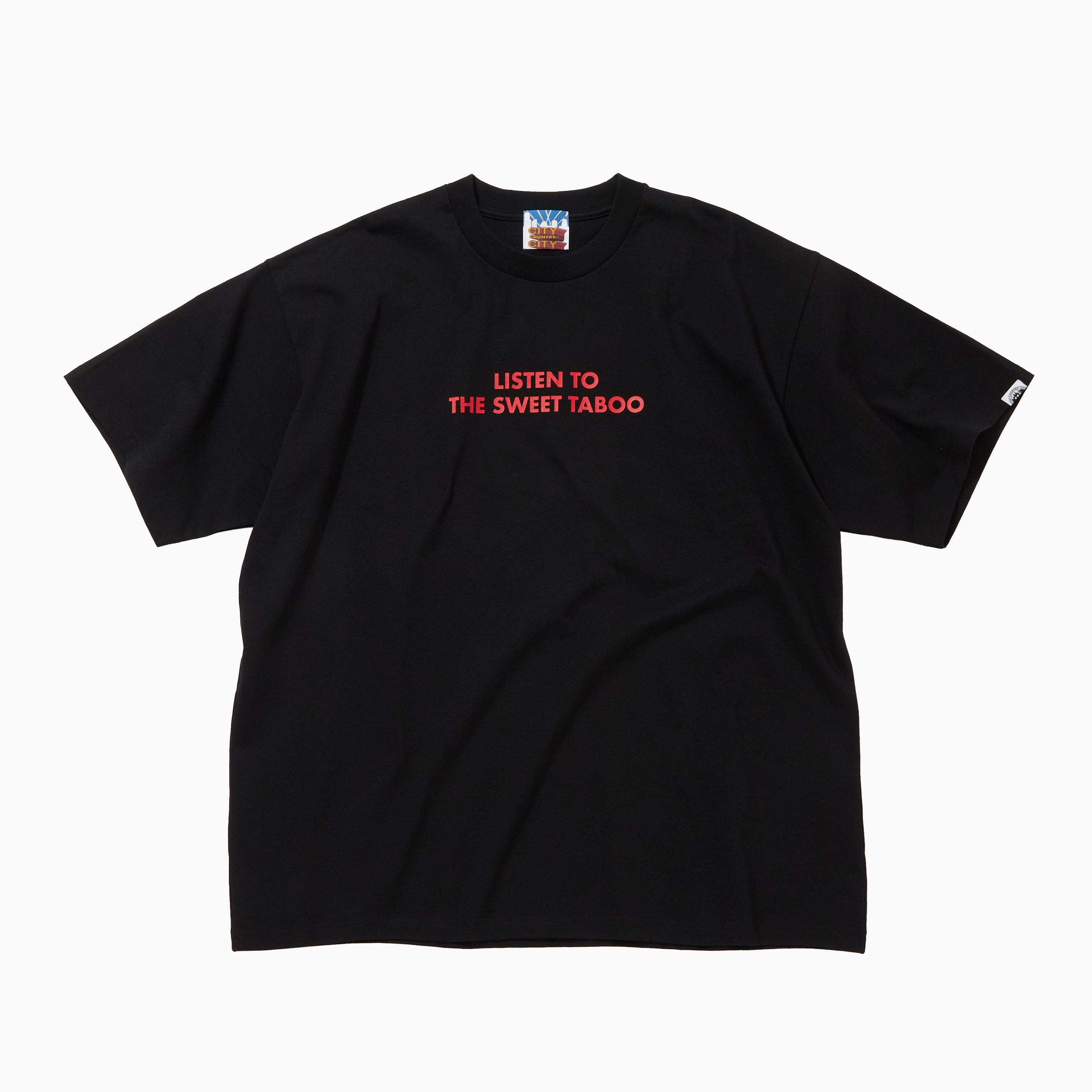 CITY COUNTY CITY COTTON T-SHIRT_LISTEN TO THE SWEET TABOO CCC-263T002