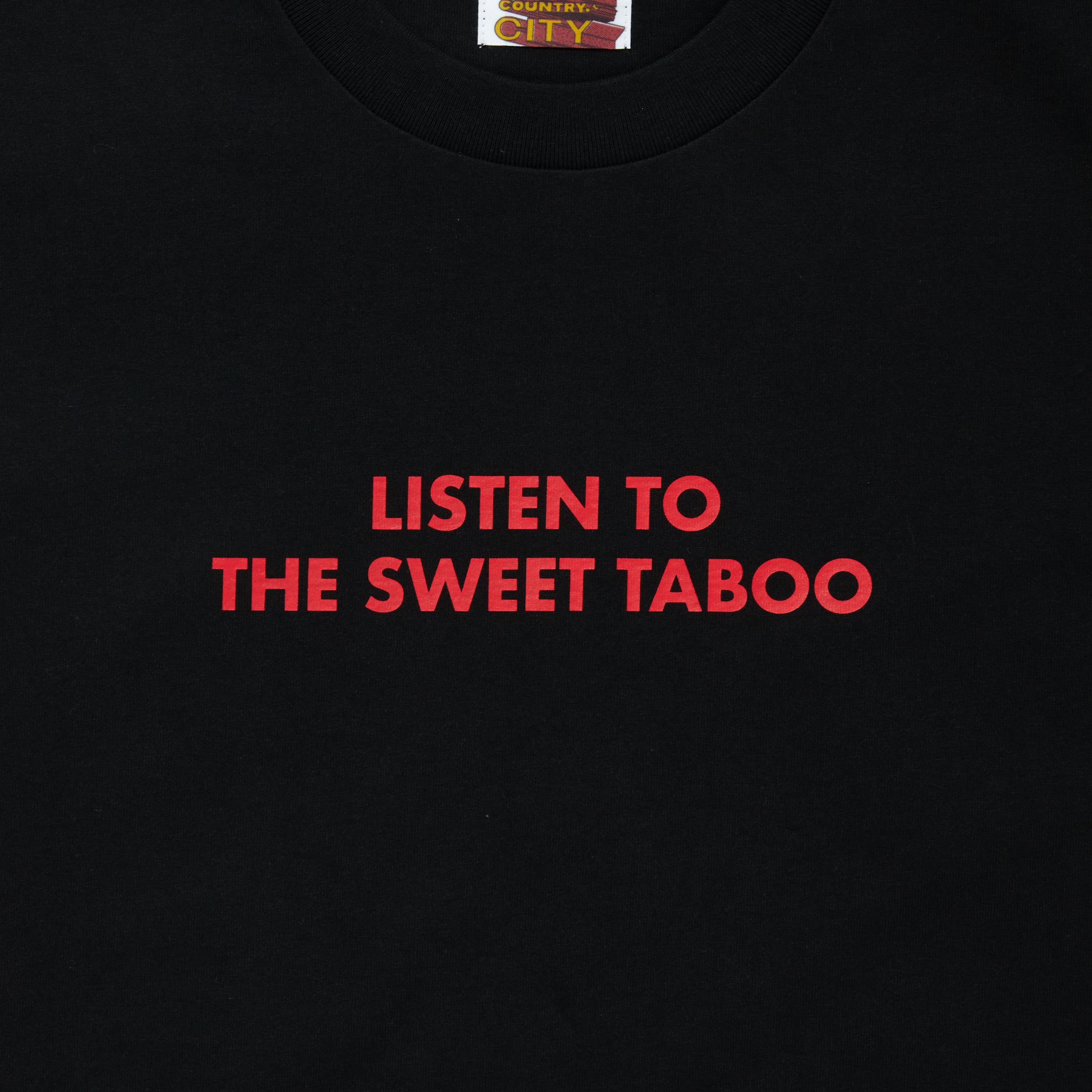 グラフィックTシャツ LISTEN TO THE SWEET TABOO｜CITY COUNTRY CITY
