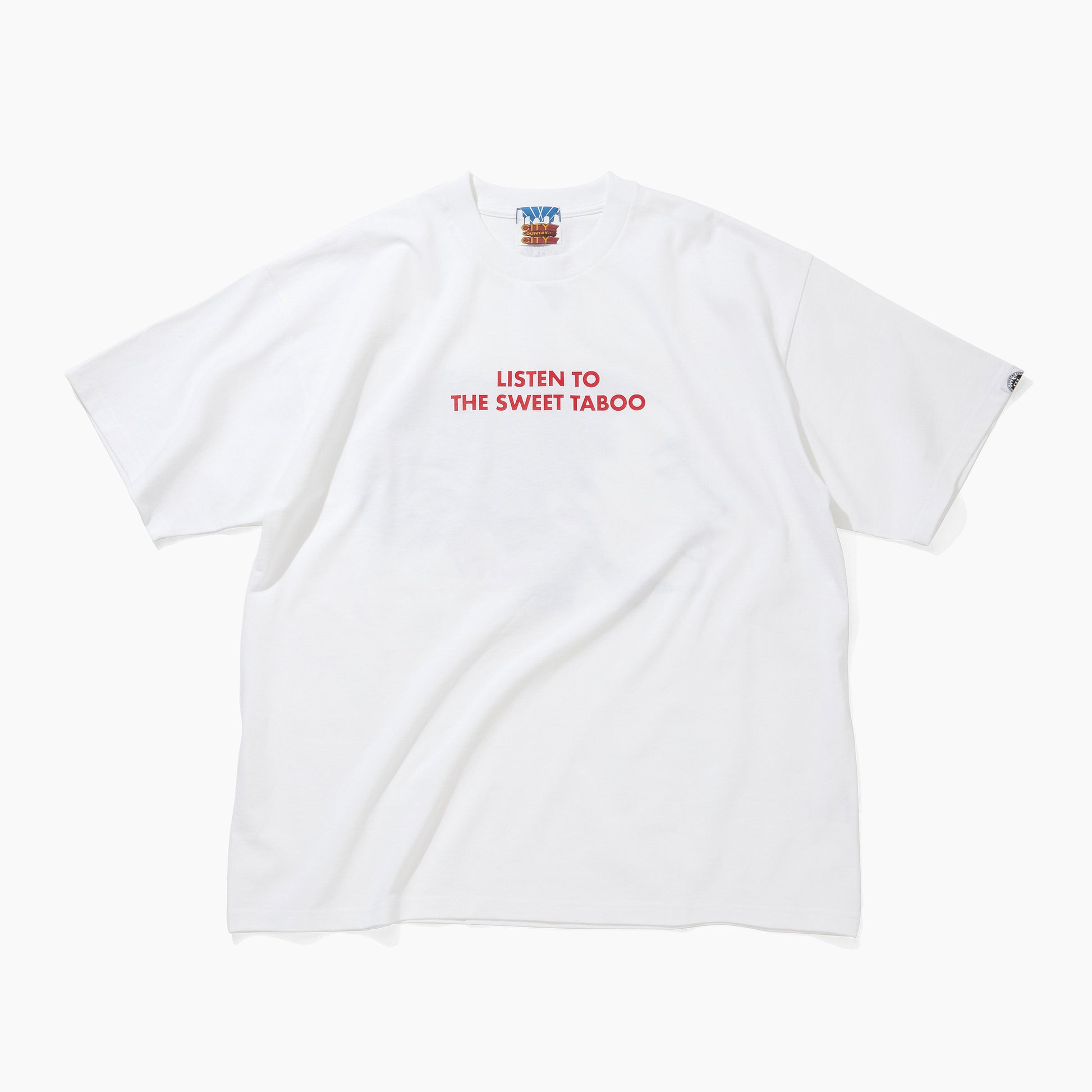 CITY COUNTY CITY COTTON T-SHIRT_LISTEN TO THE SWEET TABOO CCC-263T002