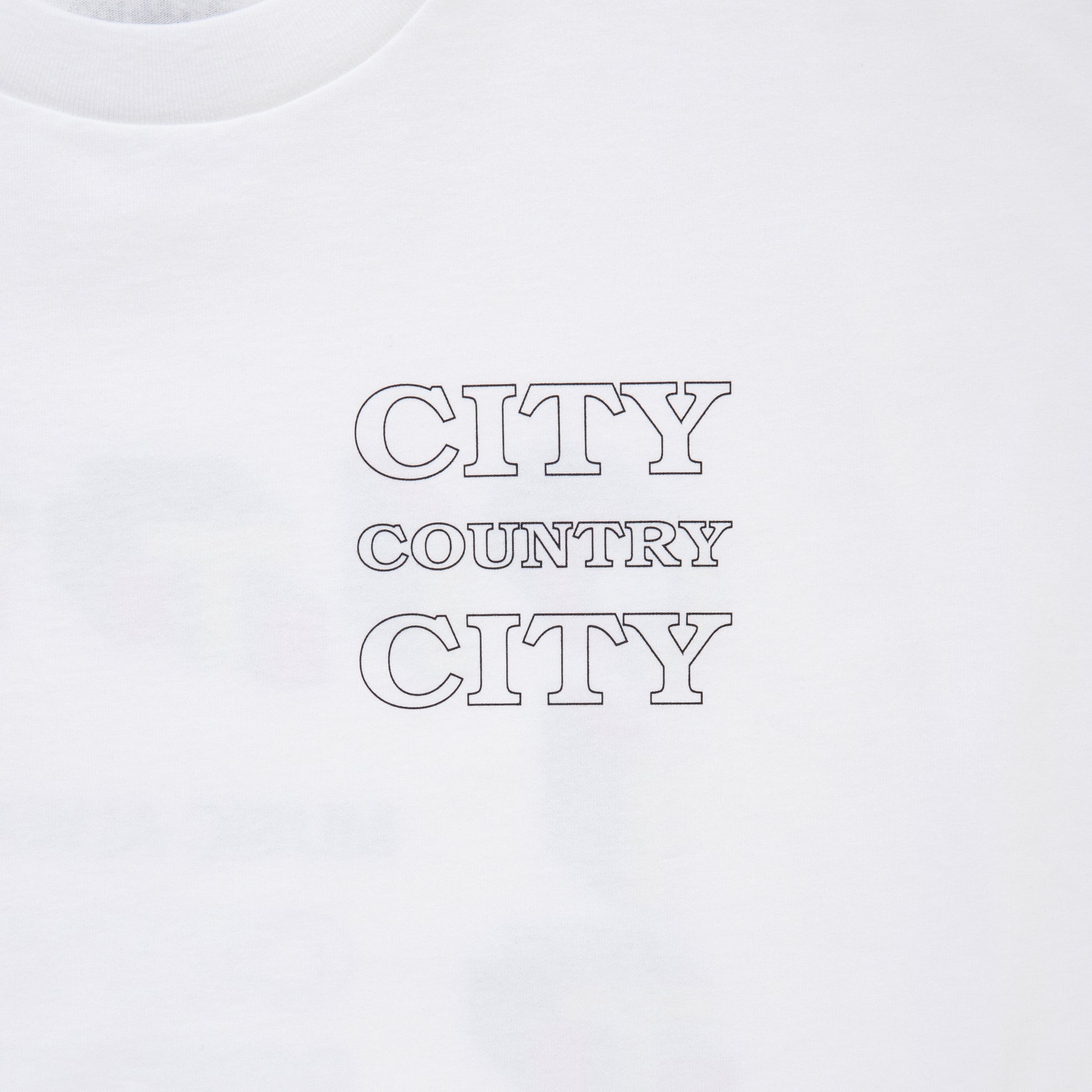 CITY COUNTRY CITY COTTON T-SHIRT_CITY C CITY