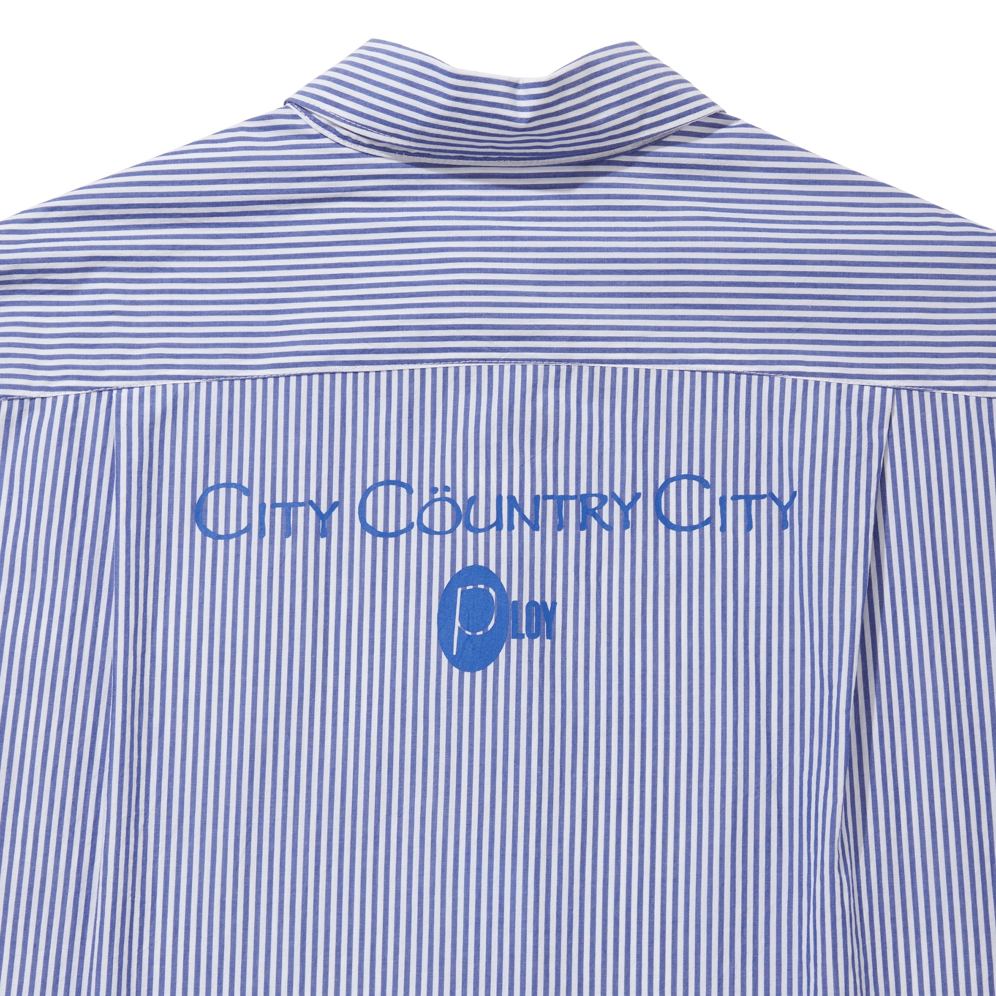 CITY COUNTRY CITY COTTON STRIPE SHIRT_PLOY A ARTWORK BY Abu Qadim Haqq