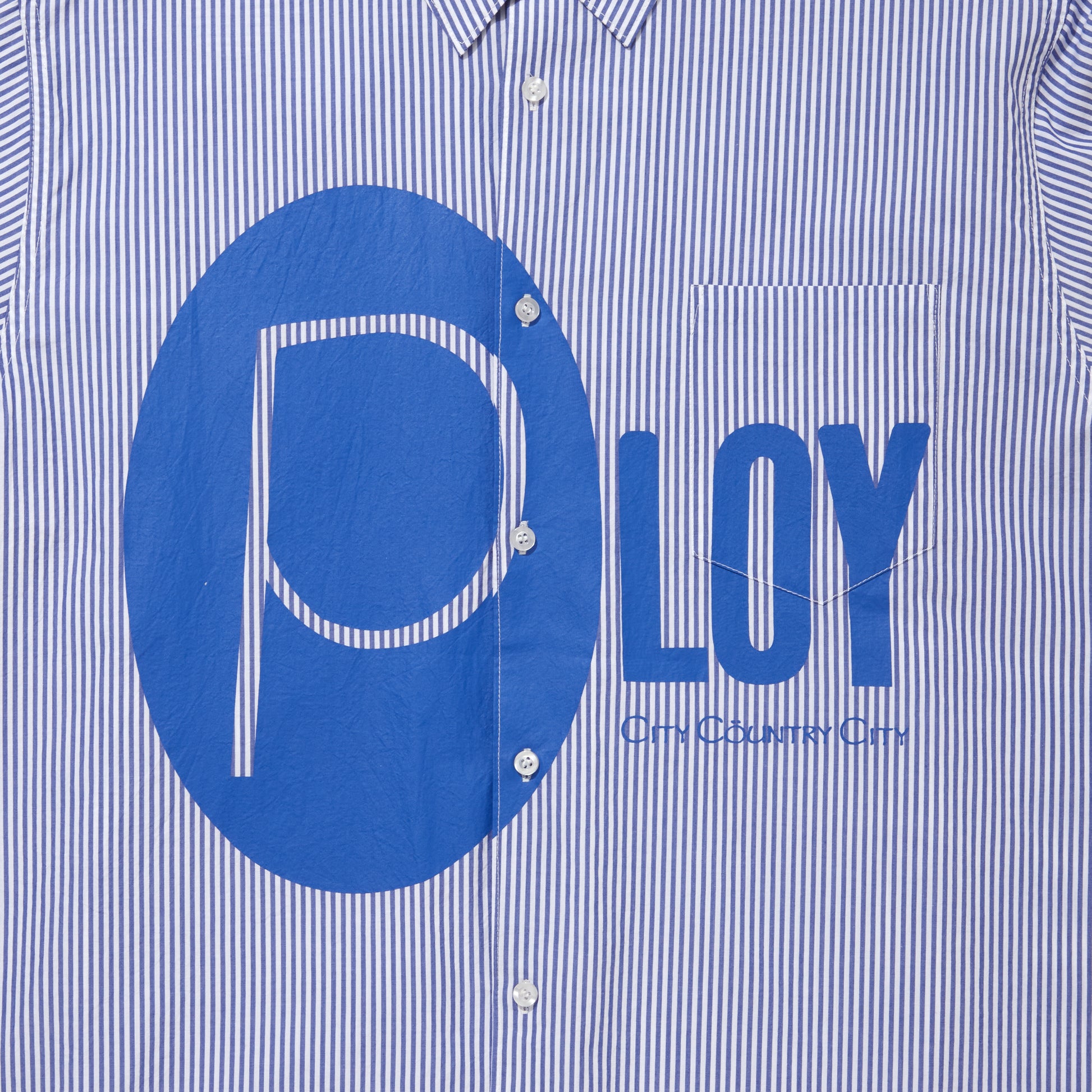 CITY COUNTRY CITY COTTON STRIPE SHIRT_PLOY A ARTWORK BY Abu Qadim Haqq