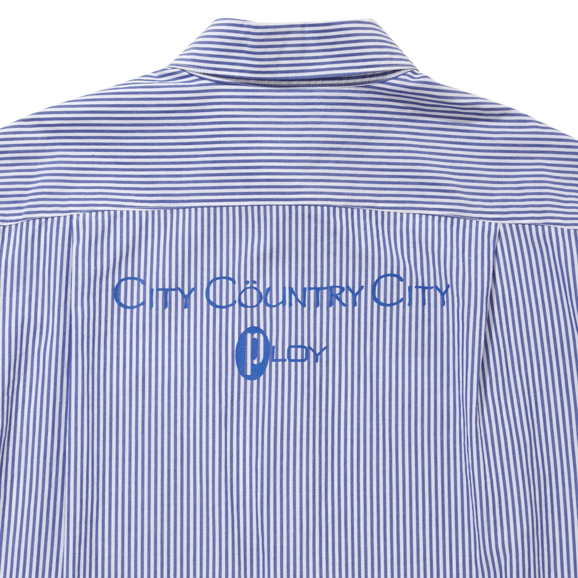 CITY COUNTRY CITY COTTON STRIPE SHIRT_PLOY A ARTWORK BY Abu Qadim Haqq