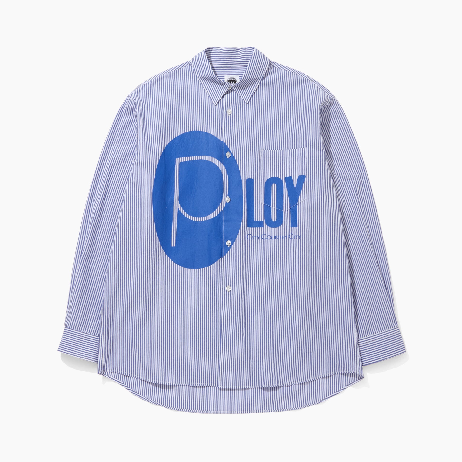 CITY COUNTRY CITY COTTON STRIPE SHIRT_PLOY A ARTWORK BY Abu Qadim Haqq