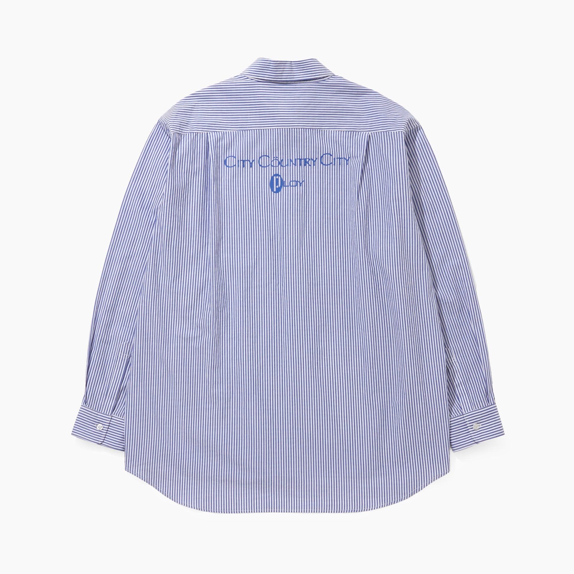 CITY COUNTRY CITY COTTON STRIPE SHIRT_PLOY A ARTWORK BY Abu Qadim Haqq
