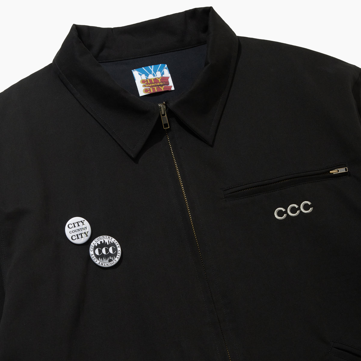CITY COUNTRY CITY EMBROIDERY MOLSKIN BLOUSON