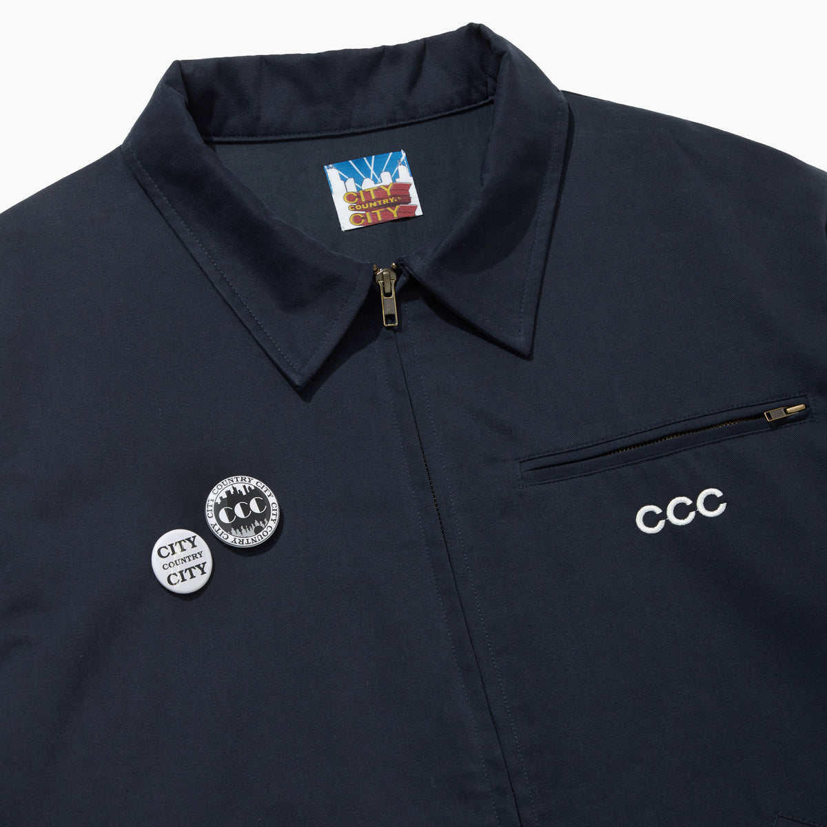 CITY COUNTRY CITY EMBROIDERY MOLSKIN BLOUSON
