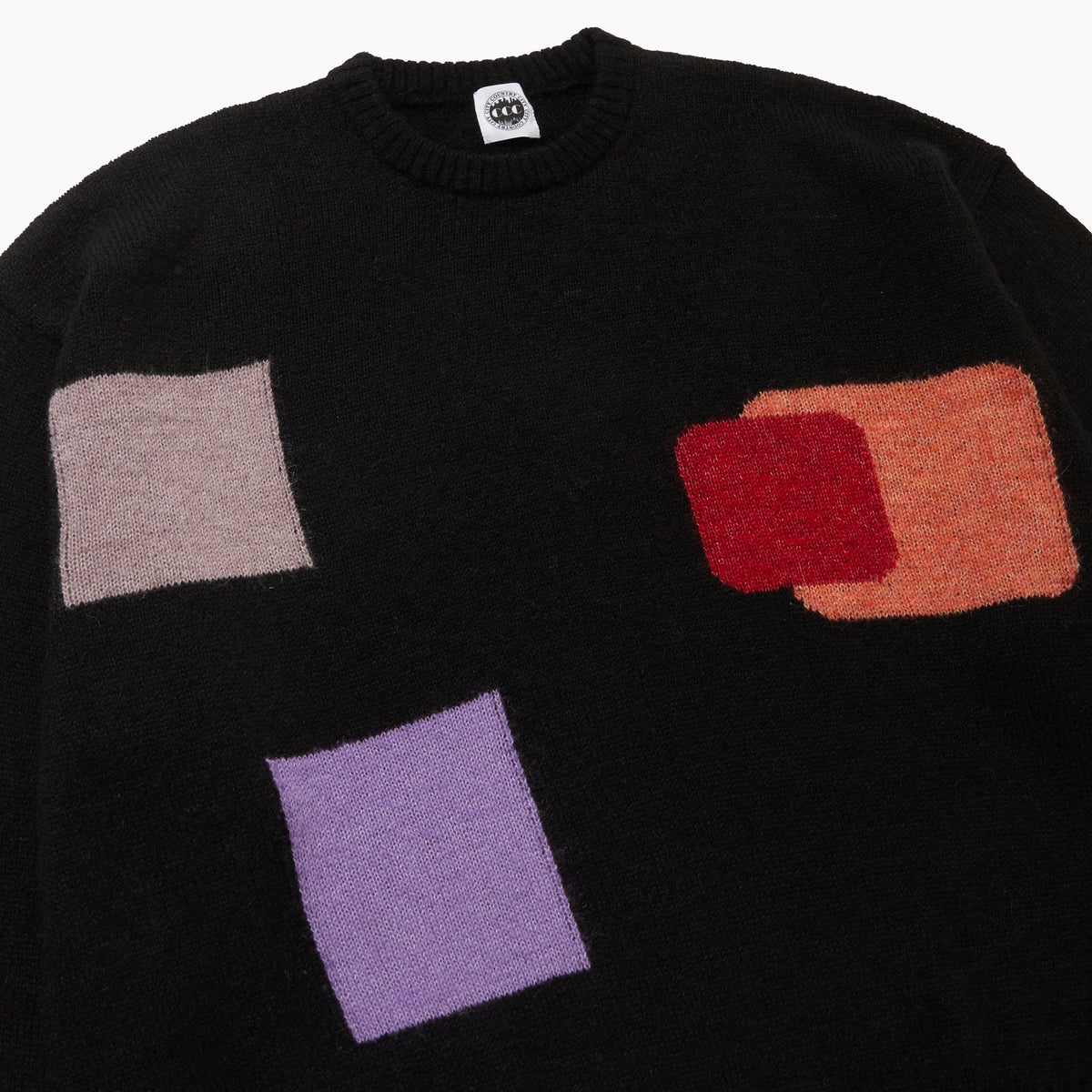 CITY COUNTRY CITY MOHAIR SWEATER WITH BADGE